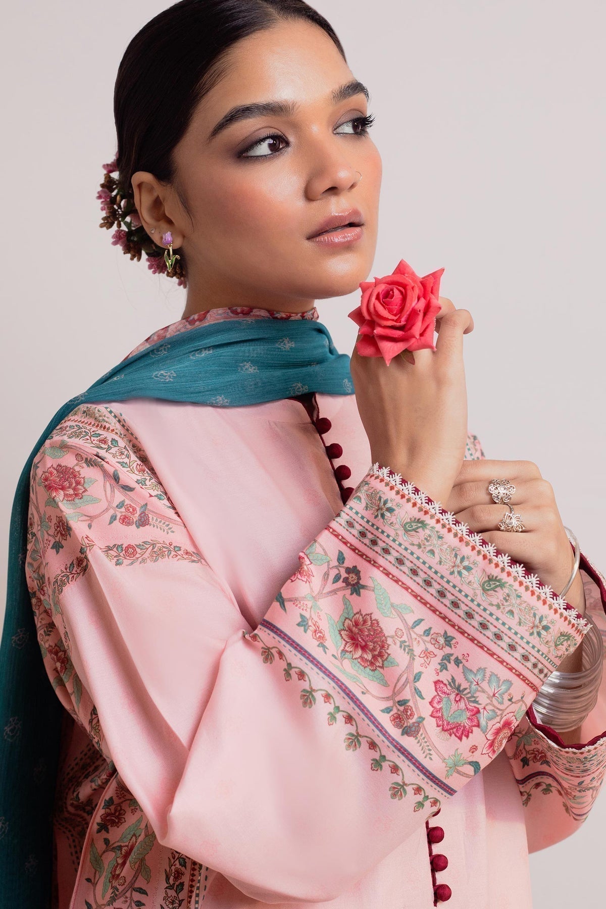 Zara Shahjahan | Coco Prints 24 | GULABI-D3 - House Of Hania