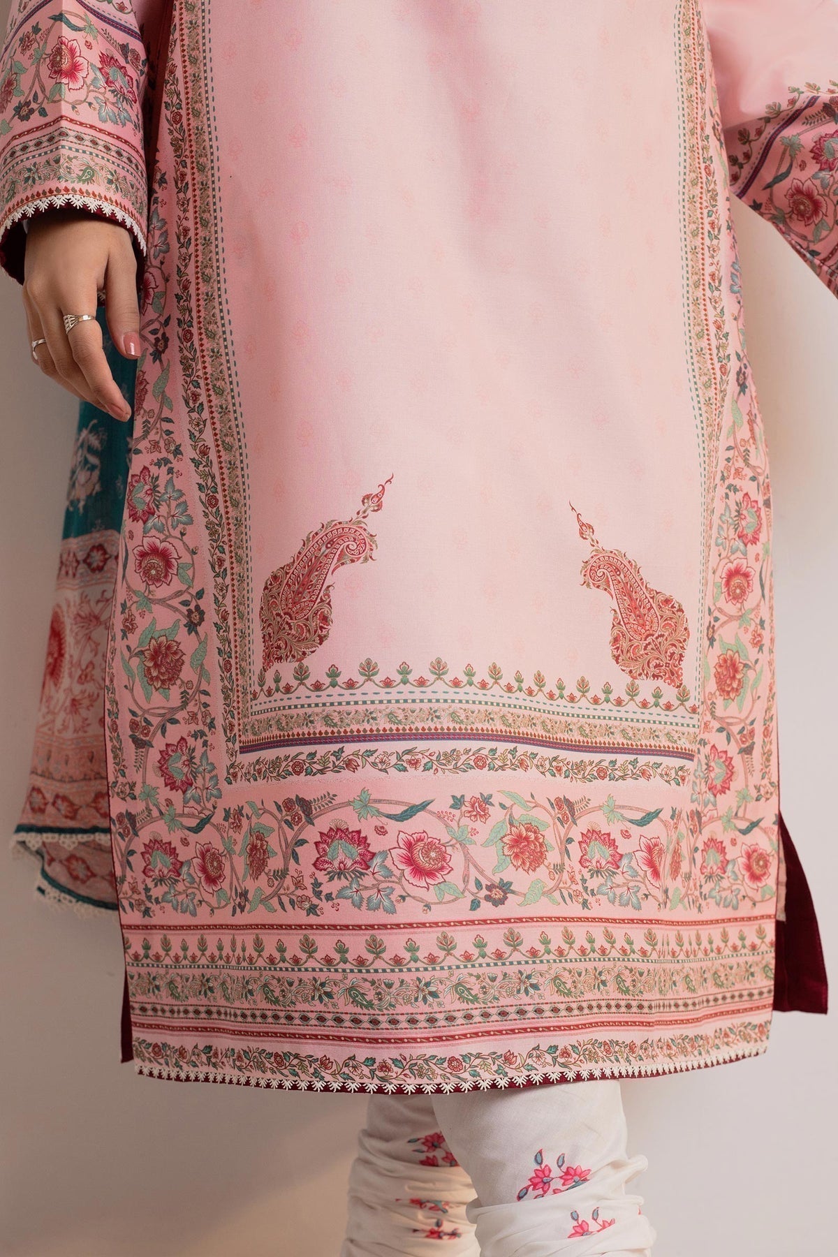 Zara Shahjahan | Coco Prints 24 | GULABI-D3 - House Of Hania