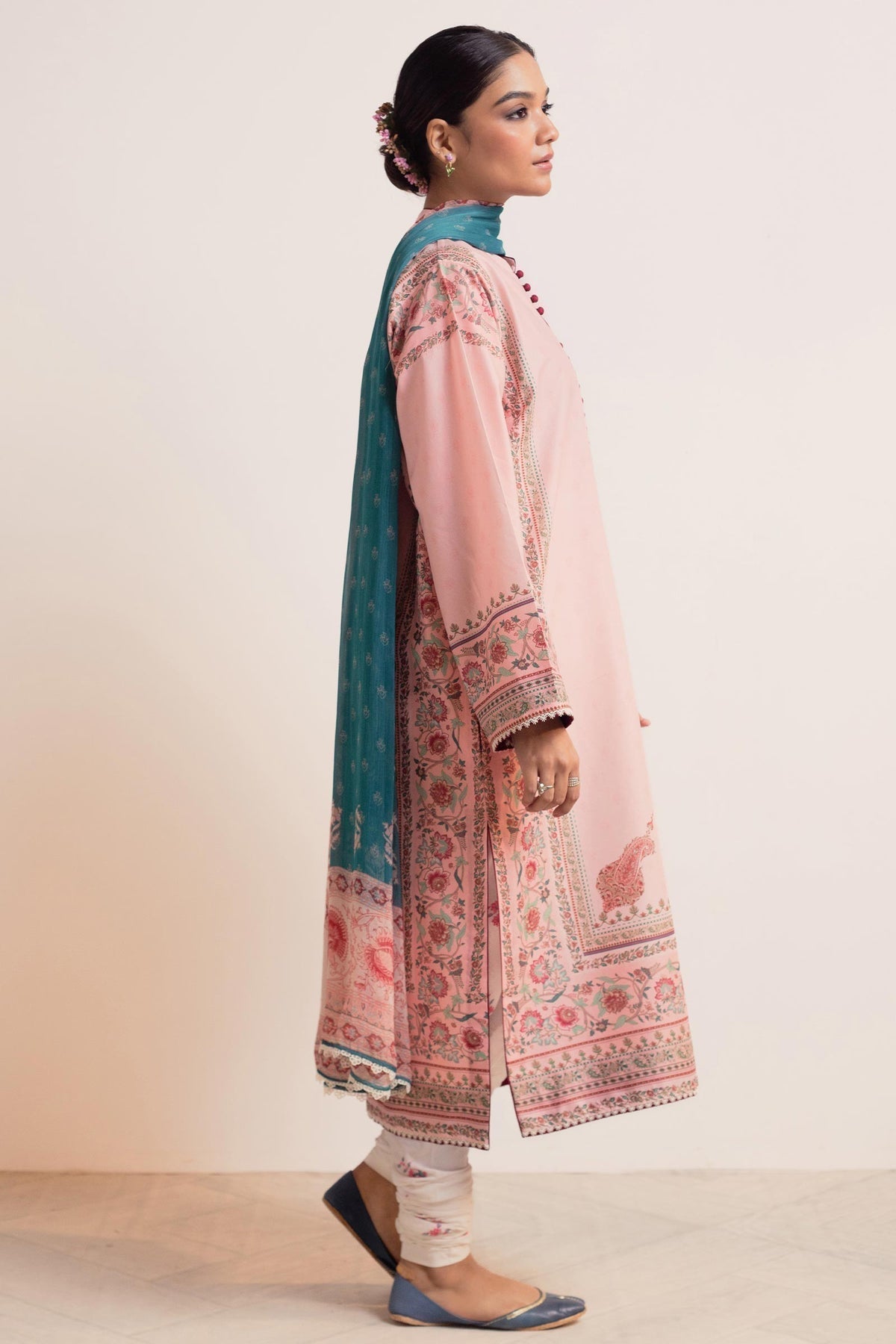 Zara Shahjahan | Coco Prints 24 | GULABI-D3 - House Of Hania