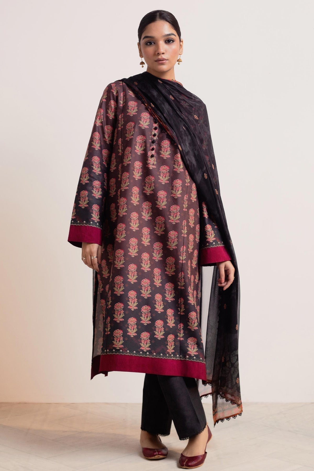 Zara Shahjahan | Coco Prints 24 | SURKH-D9 - House Of Hania