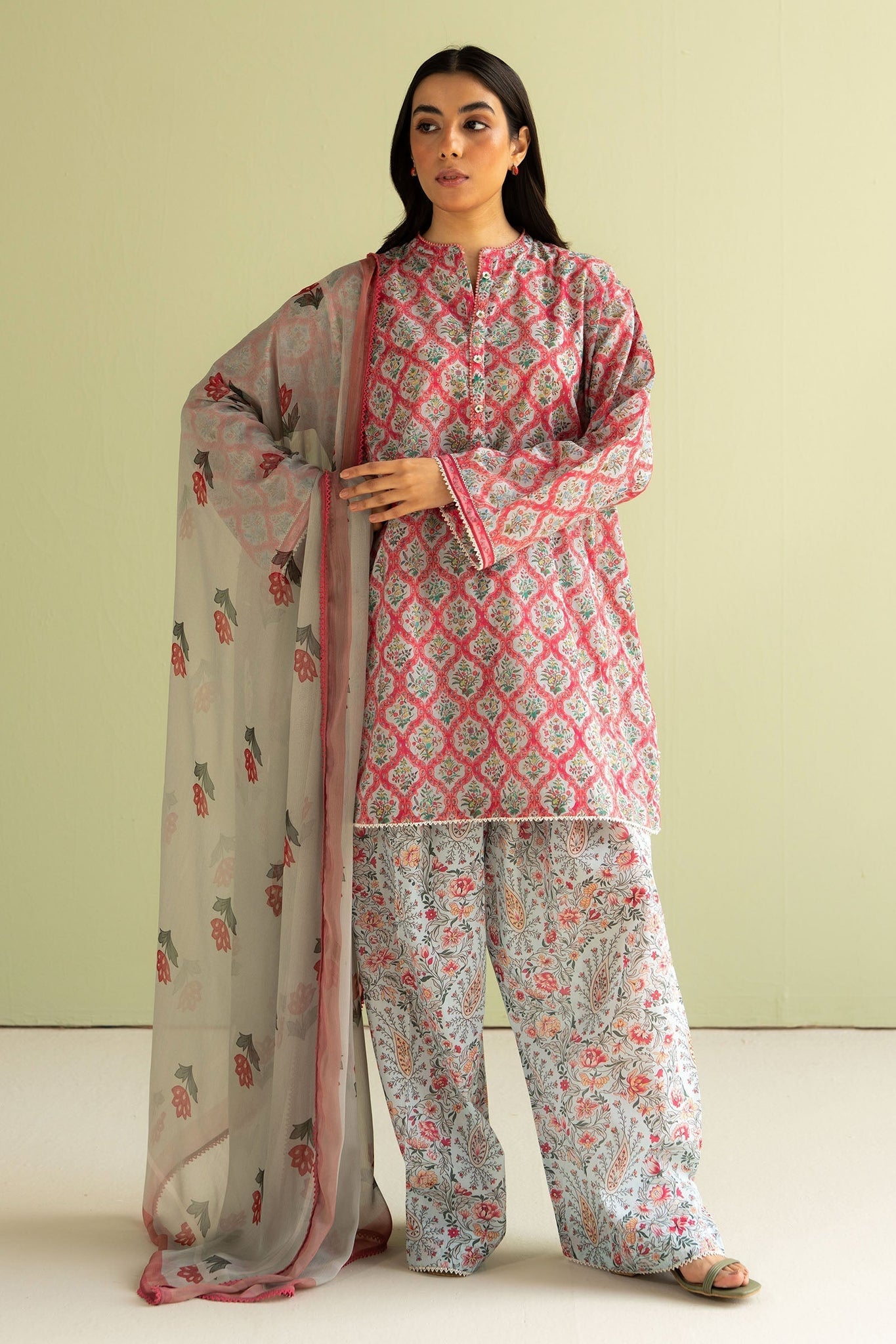 Zara Shahjahan | Coco Prints 25 | Amaya-10B - House Of Hania