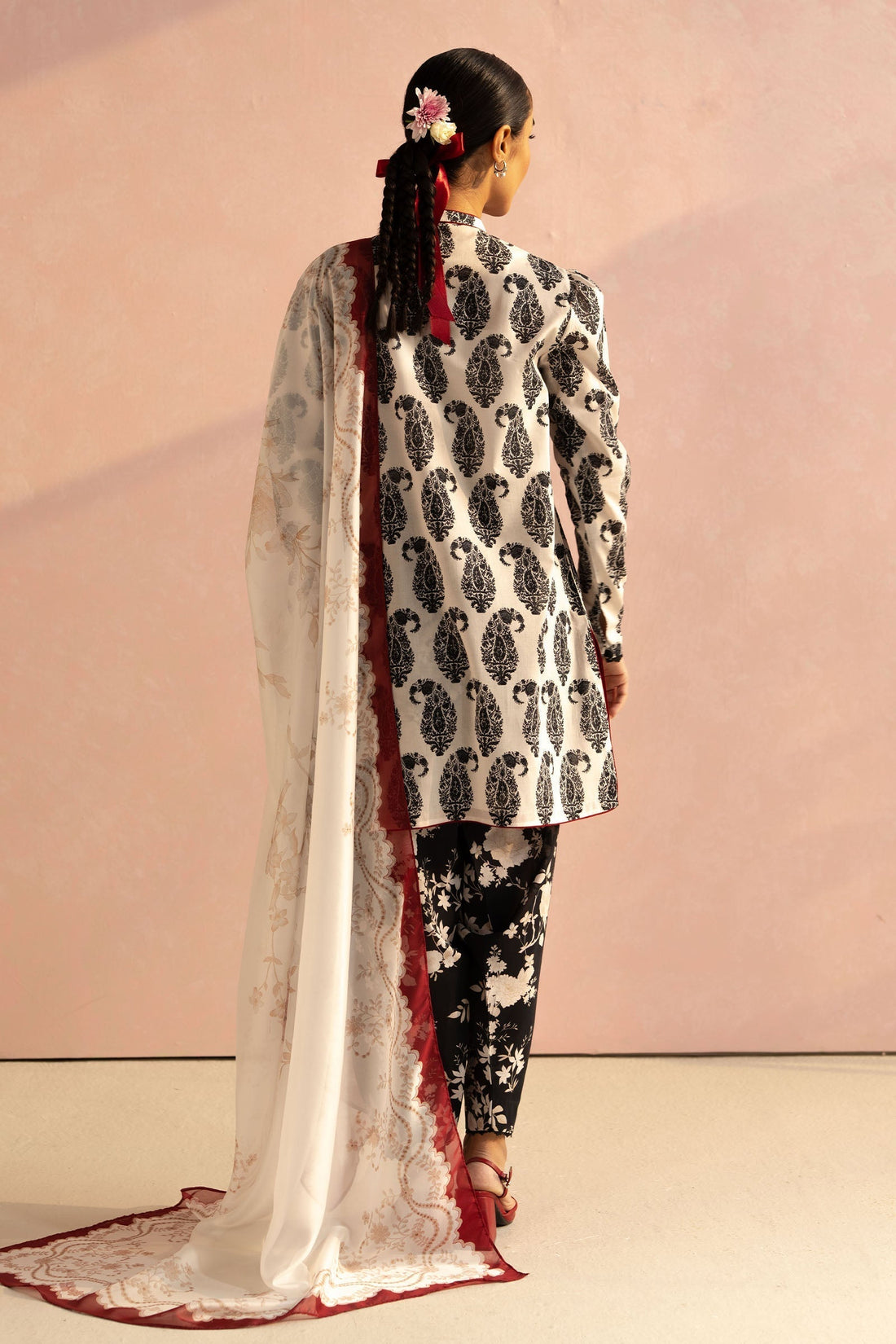 Zara Shahjahan | Coco Prints 25 | Paisley-6A - House Of Hania