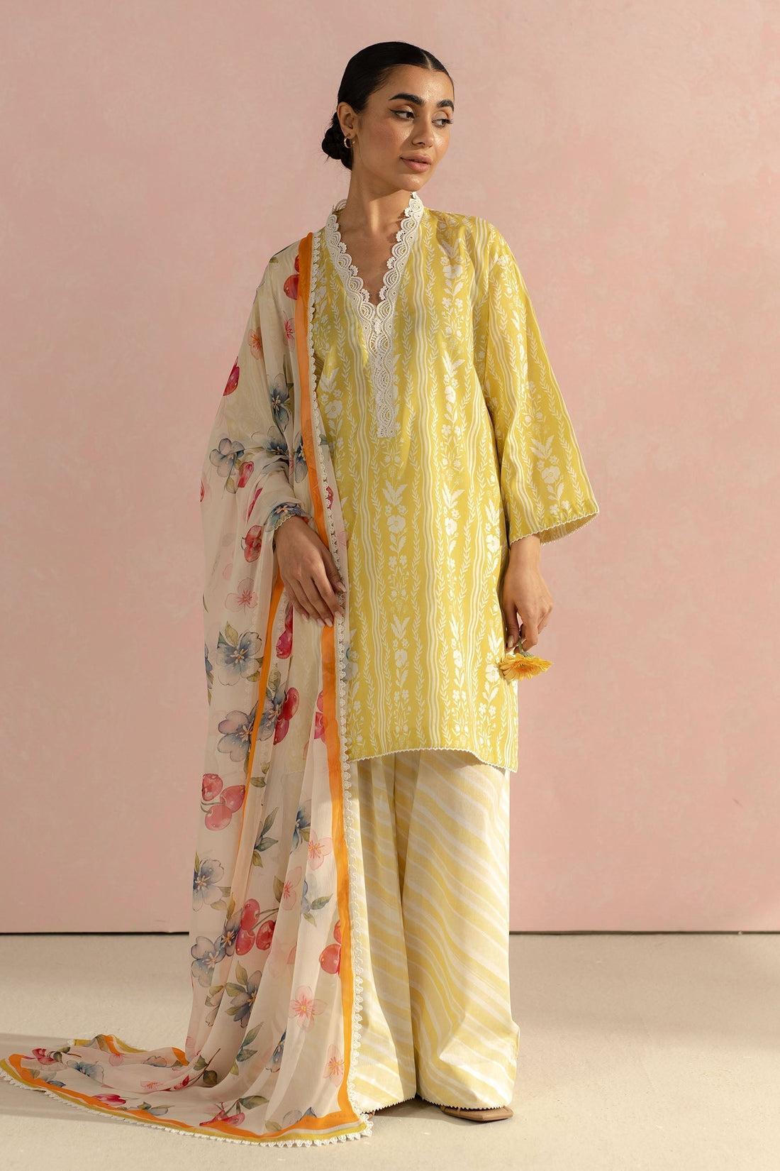 Zara Shahjahan | Coco Prints 25 | Ruby-9A - House Of Hania