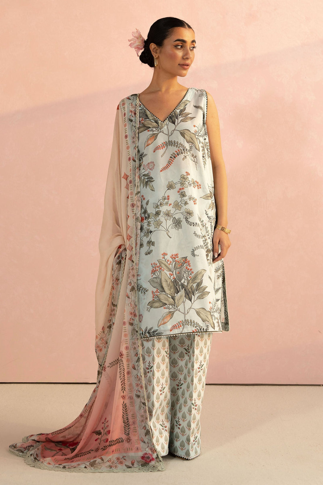 Zara Shahjahan | Coco Prints 25 | Zoe-7A - House Of Hania