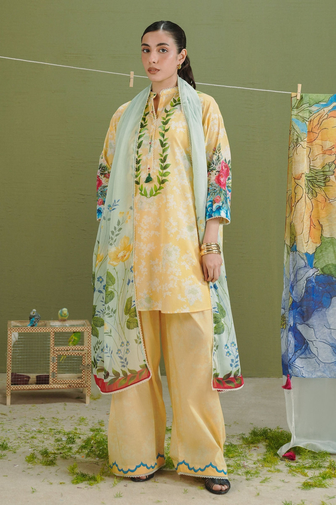 Zara Shahjahan | Coco Prints 26 | Ayla-8A - House Of Hania