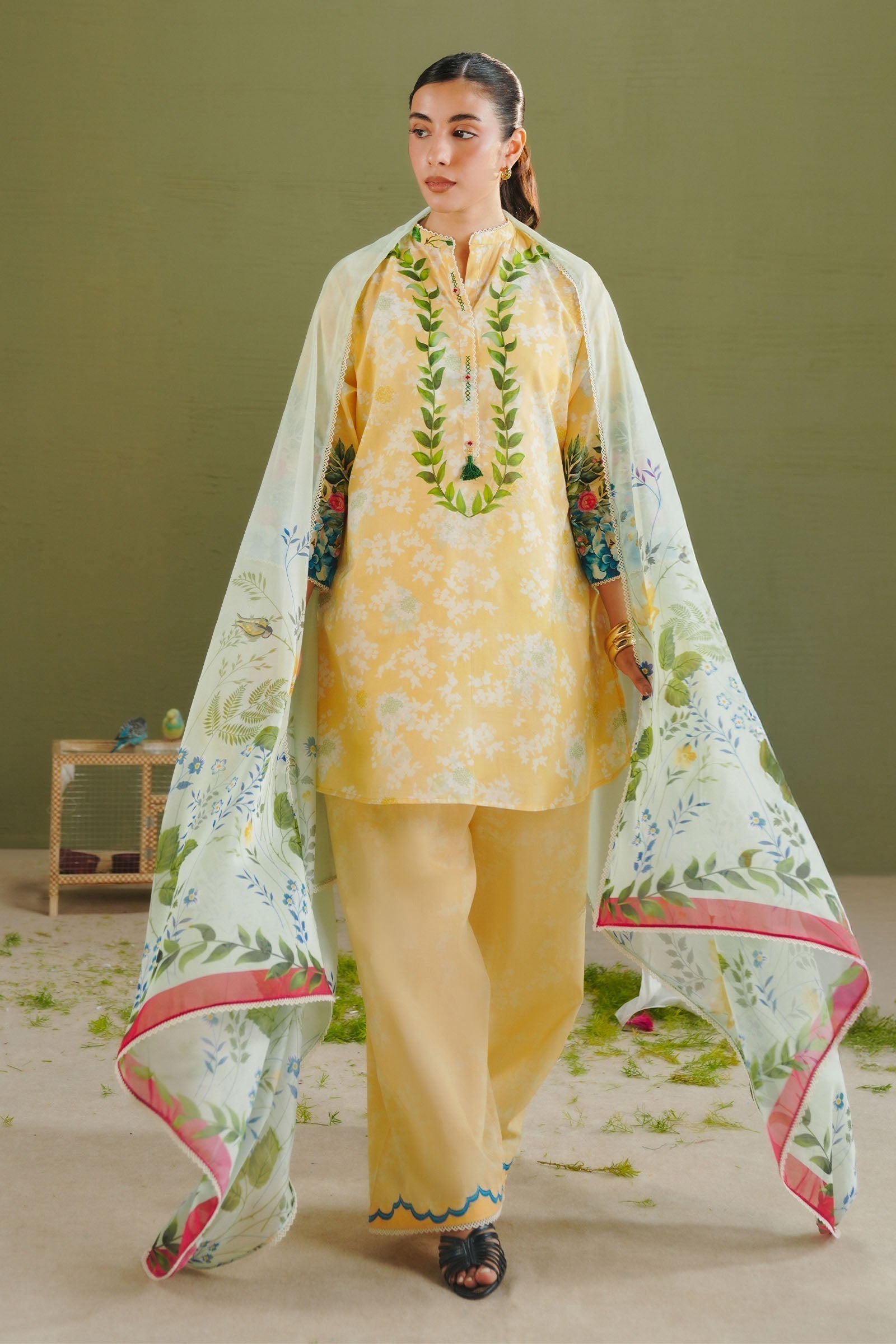 Zara Shahjahan | Coco Prints 26 | Ayla-8A - House Of Hania