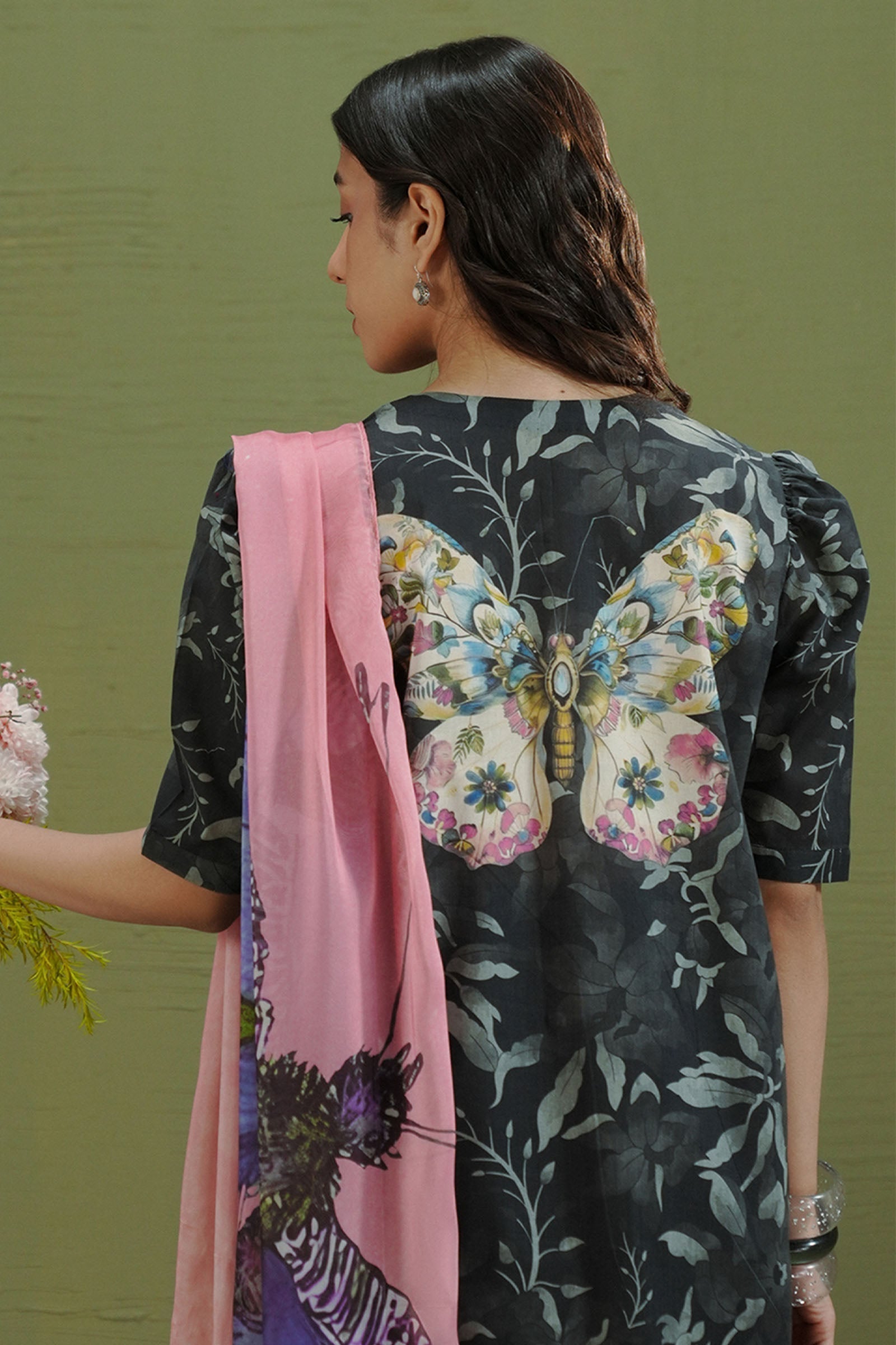 Zara Shahjahan | Coco Prints 26 | Gece-5B - House Of Hania