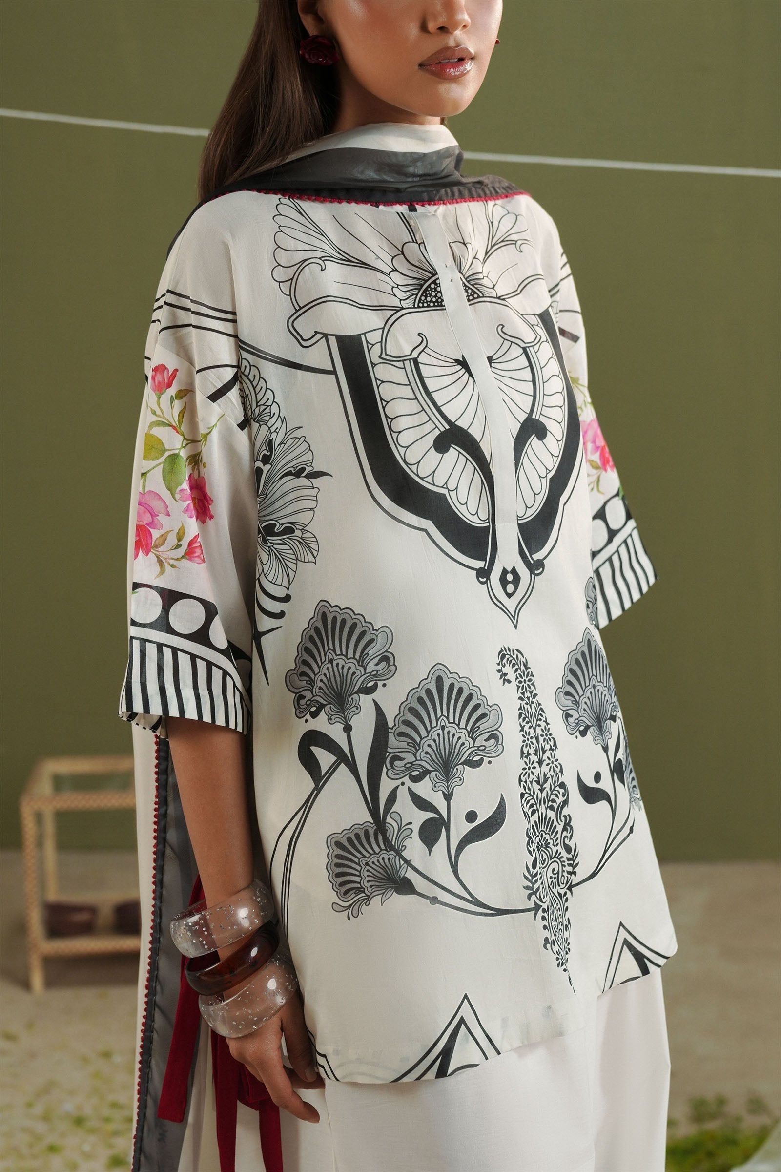 Zara Shahjahan | Coco Prints 26 | Raya-10A - House Of Hania
