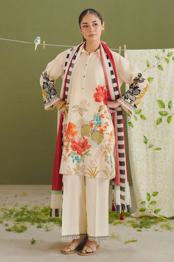 Zara Shahjahan | Coco Prints 26 | Vera-3A - House Of Hania