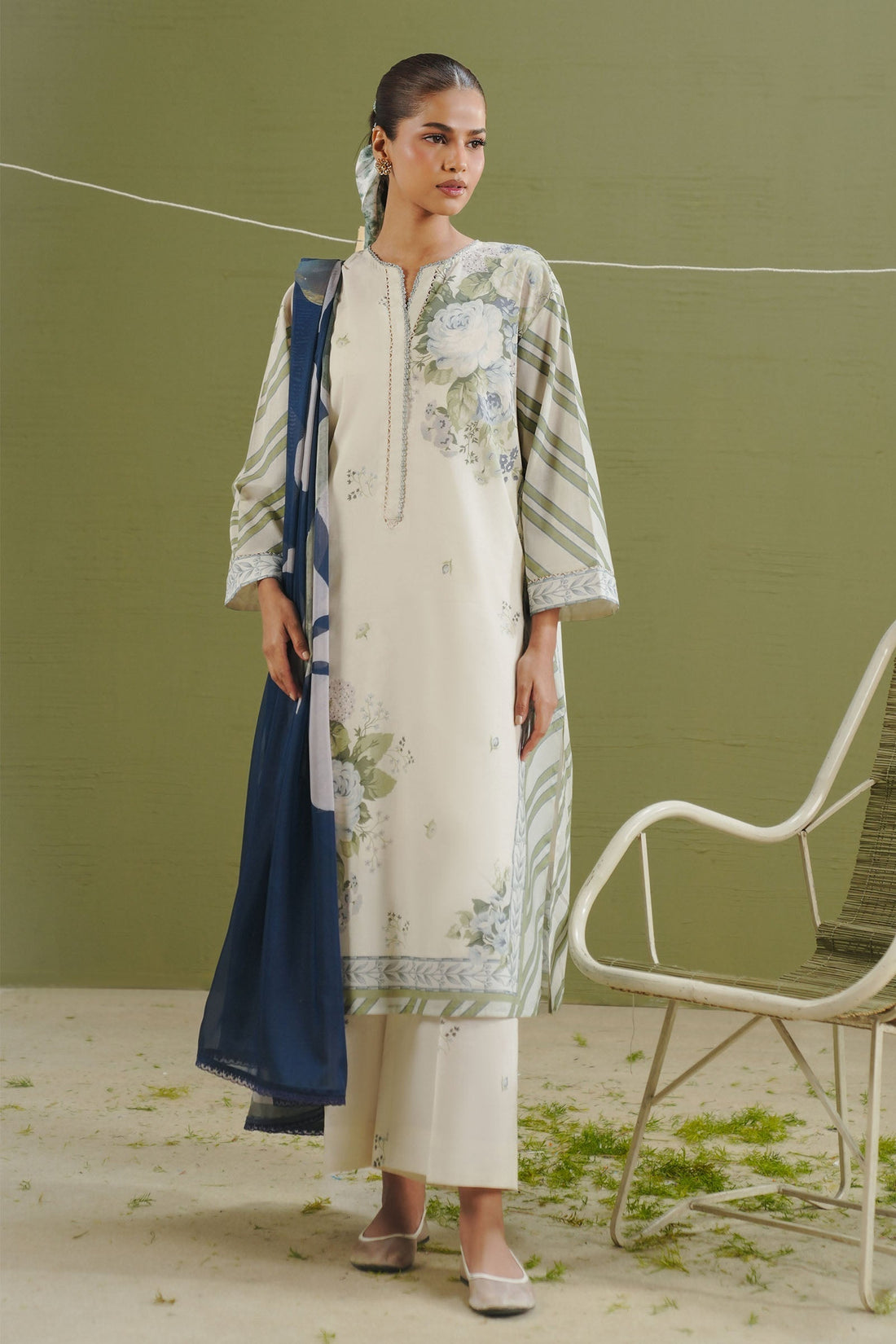 Zara Shahjahan | Coco Prints 26 | Zeya-1B - House Of Hania