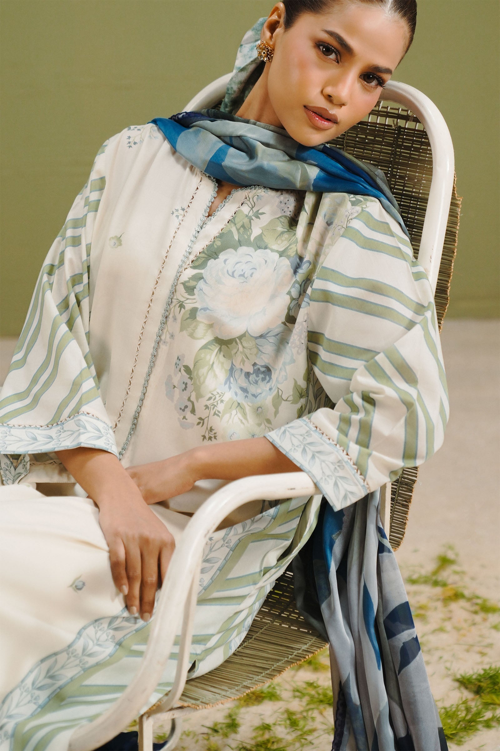 Zara Shahjahan | Coco Prints 26 | Zeya-1B - House Of Hania