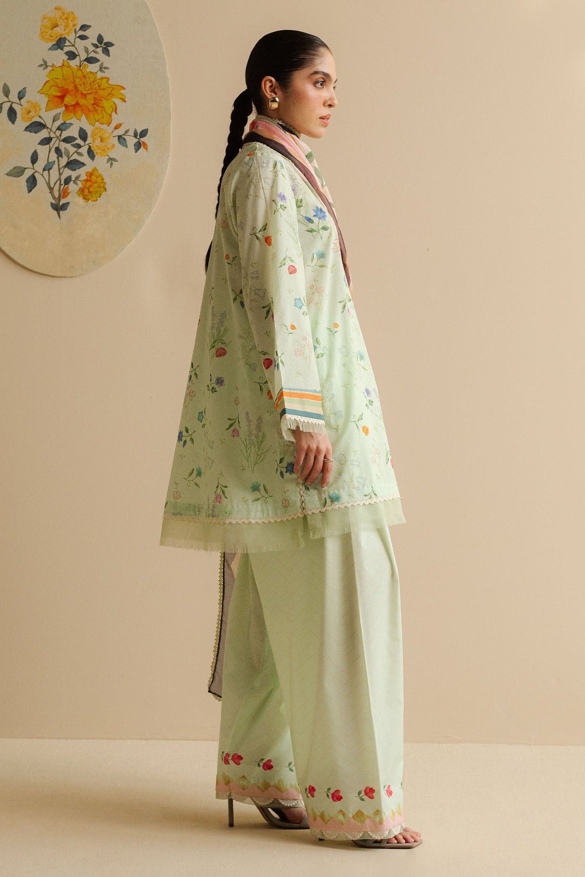 Zara Shahjahan | Coco Prints | Kaia-9A - House Of Hania