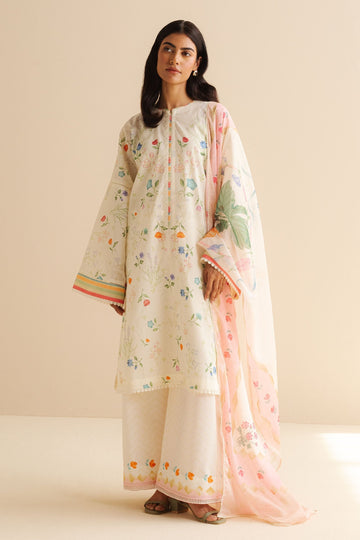 Zara Shahjahan | Coco Prints | Kaia-9B - House Of Hania