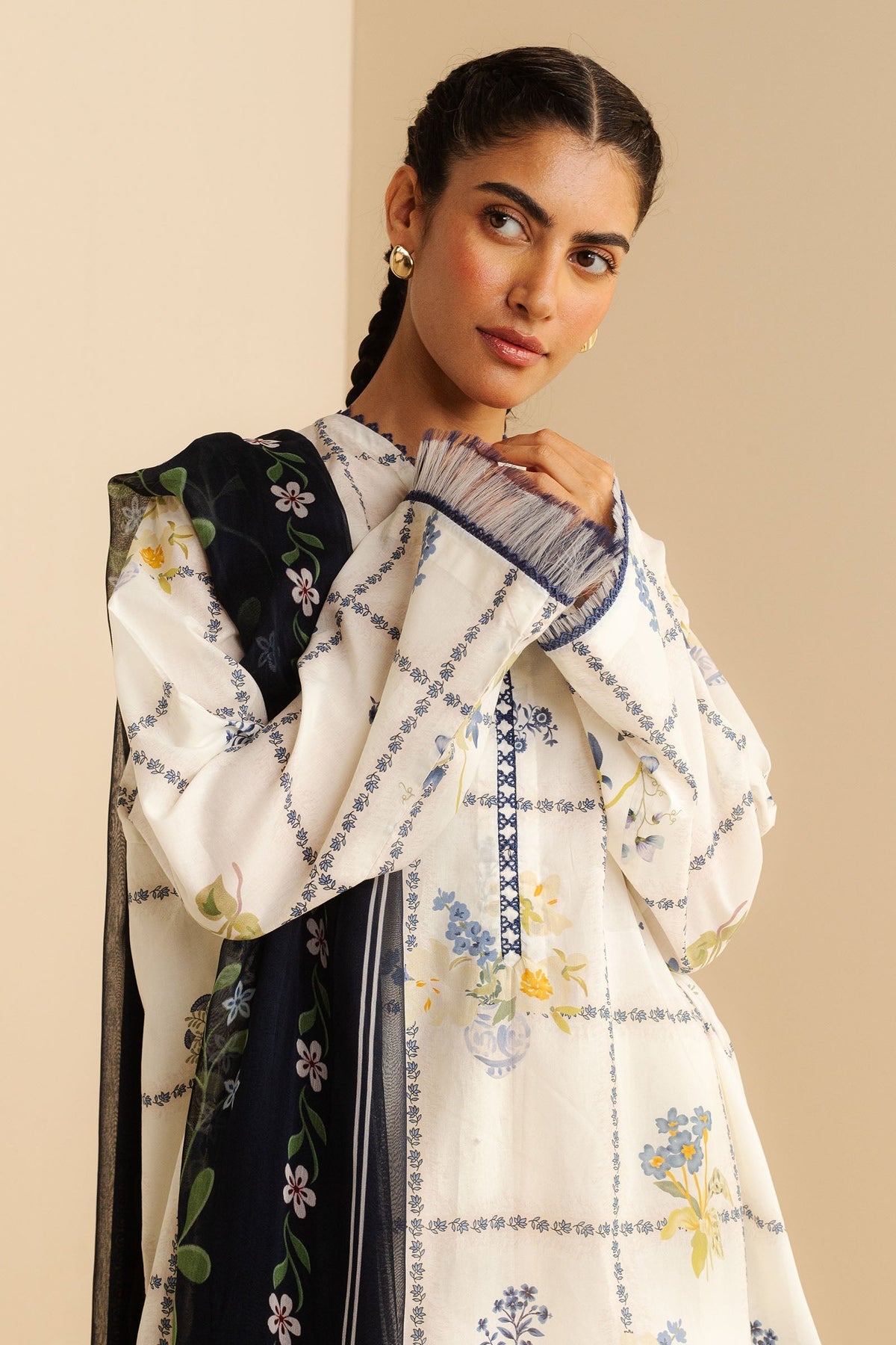 Zara Shahjahan | Coco Prints | Luna-10A - House Of Hania