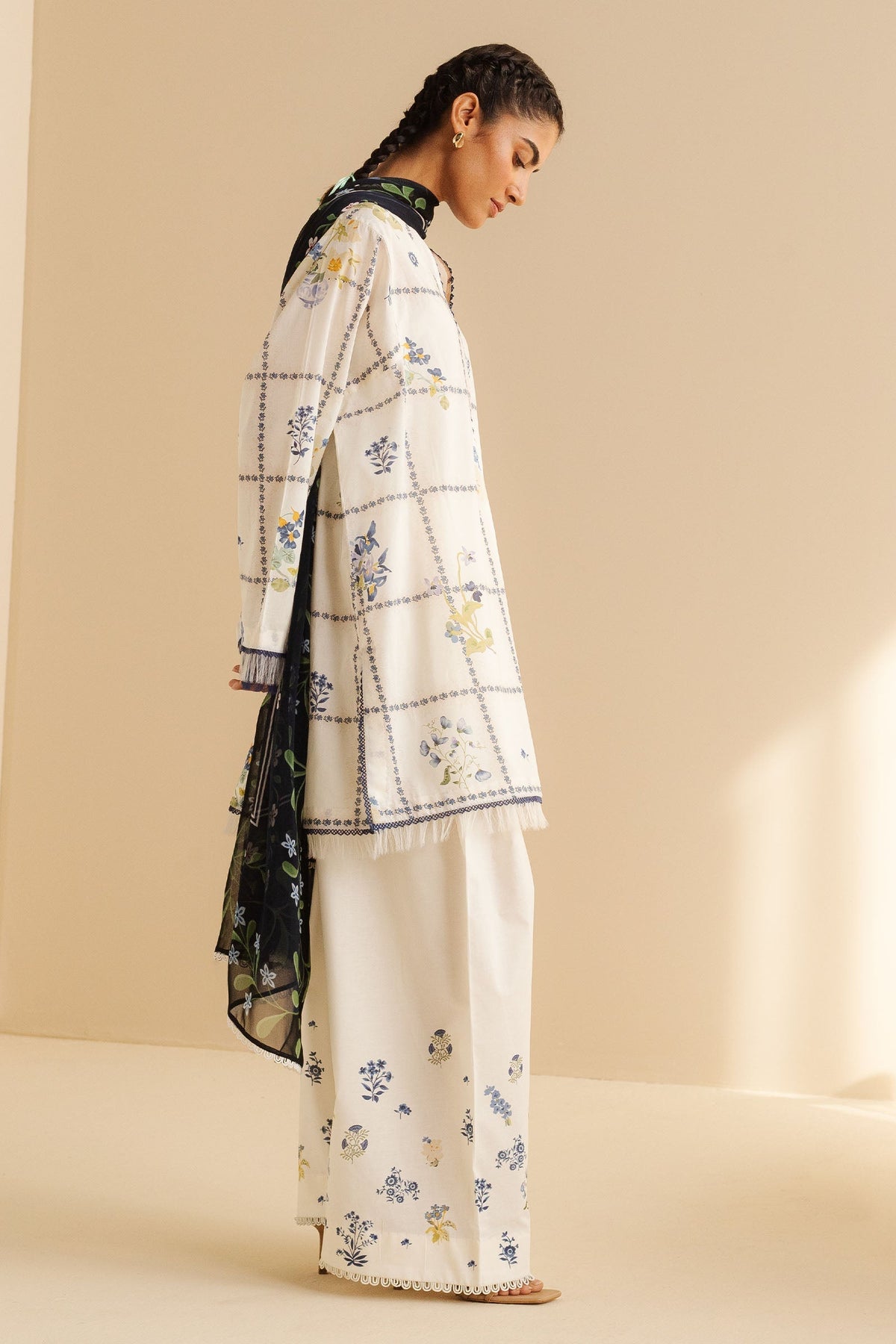 Zara Shahjahan | Coco Prints | Luna-10A - House Of Hania