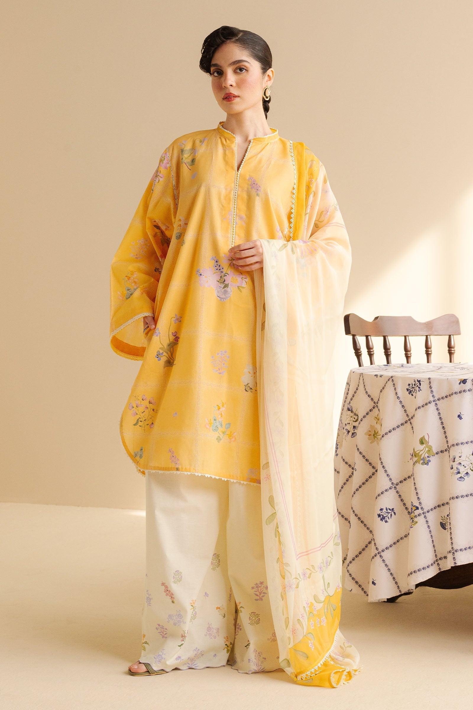 Zara Shahjahan | Coco Prints | Luna-10B - House Of Hania
