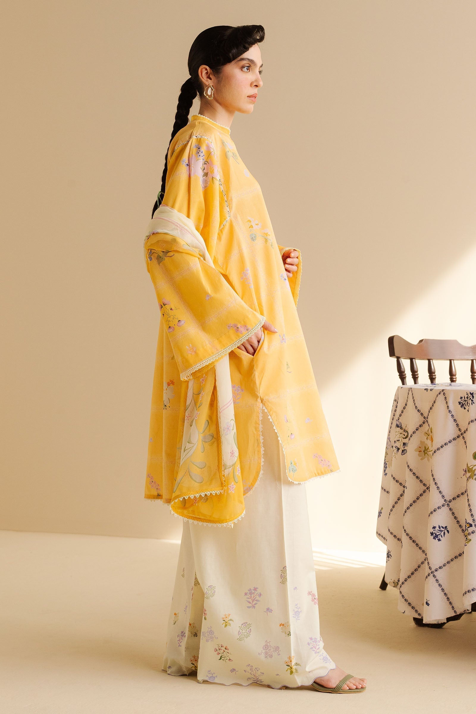 Zara Shahjahan | Coco Prints | Luna-10B - House Of Hania