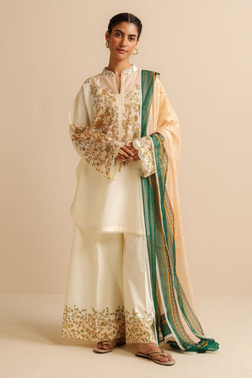 Zara Shahjahan | Coco Prints | Nisa-4A - House Of Hania