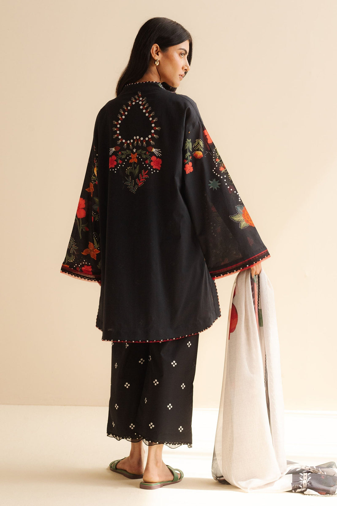Zara Shahjahan | Coco Prints | Nyra-5A - House Of Hania