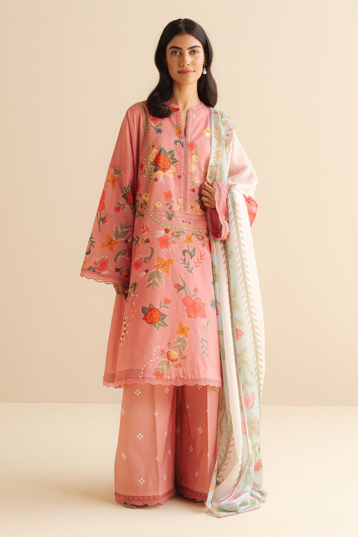 Zara Shahjahan | Coco Prints | Nyra-5B - House Of Hania