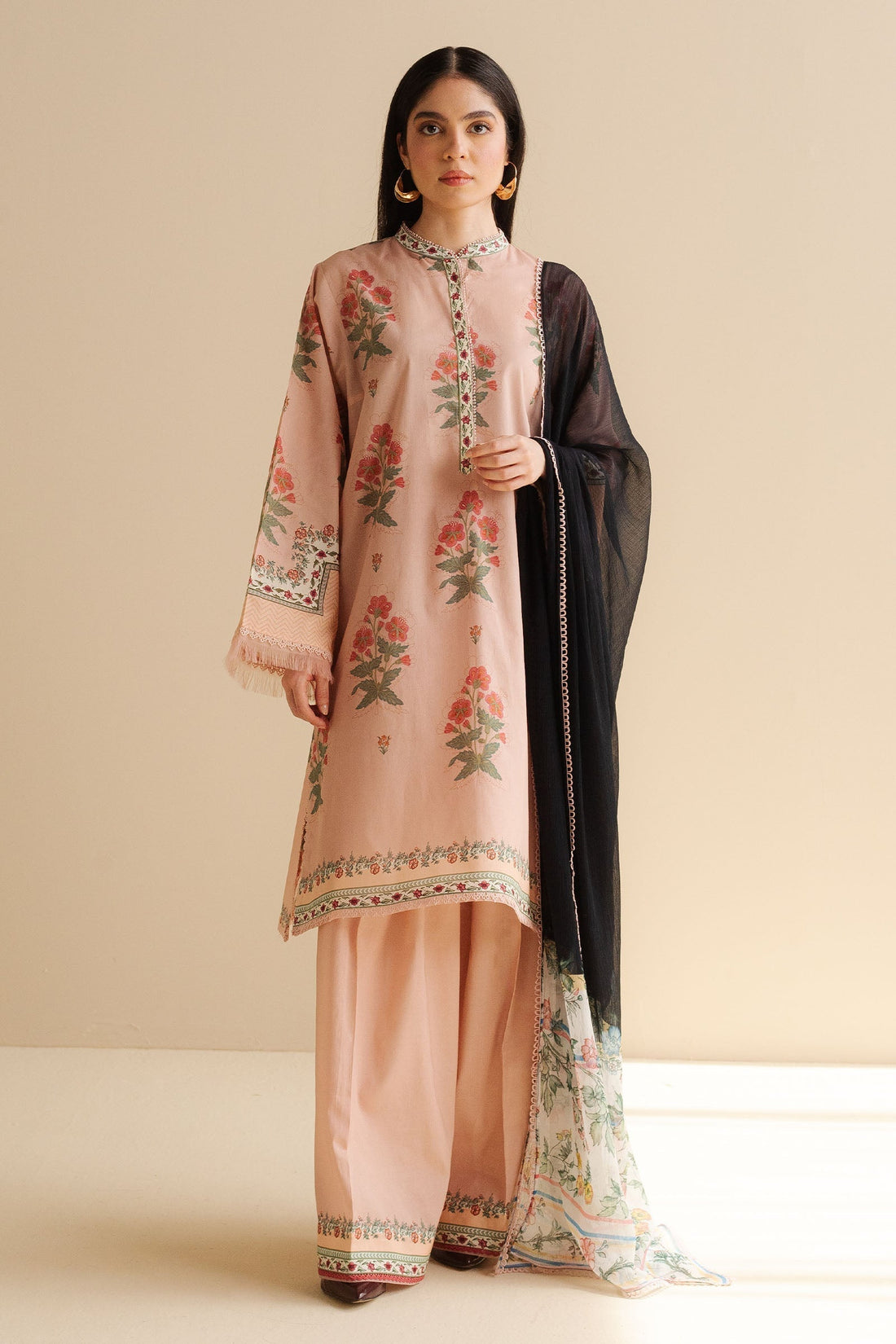 Zara Shahjahan | Coco Prints | Raya-2A - House Of Hania