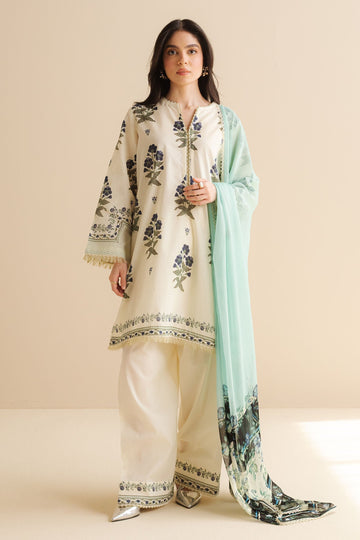Zara Shahjahan | Coco Prints | Raya-2B - House Of Hania