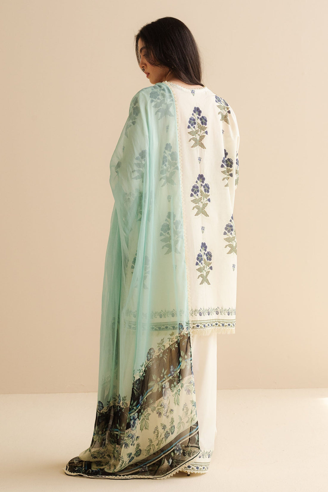Zara Shahjahan | Coco Prints | Raya-2B - House Of Hania