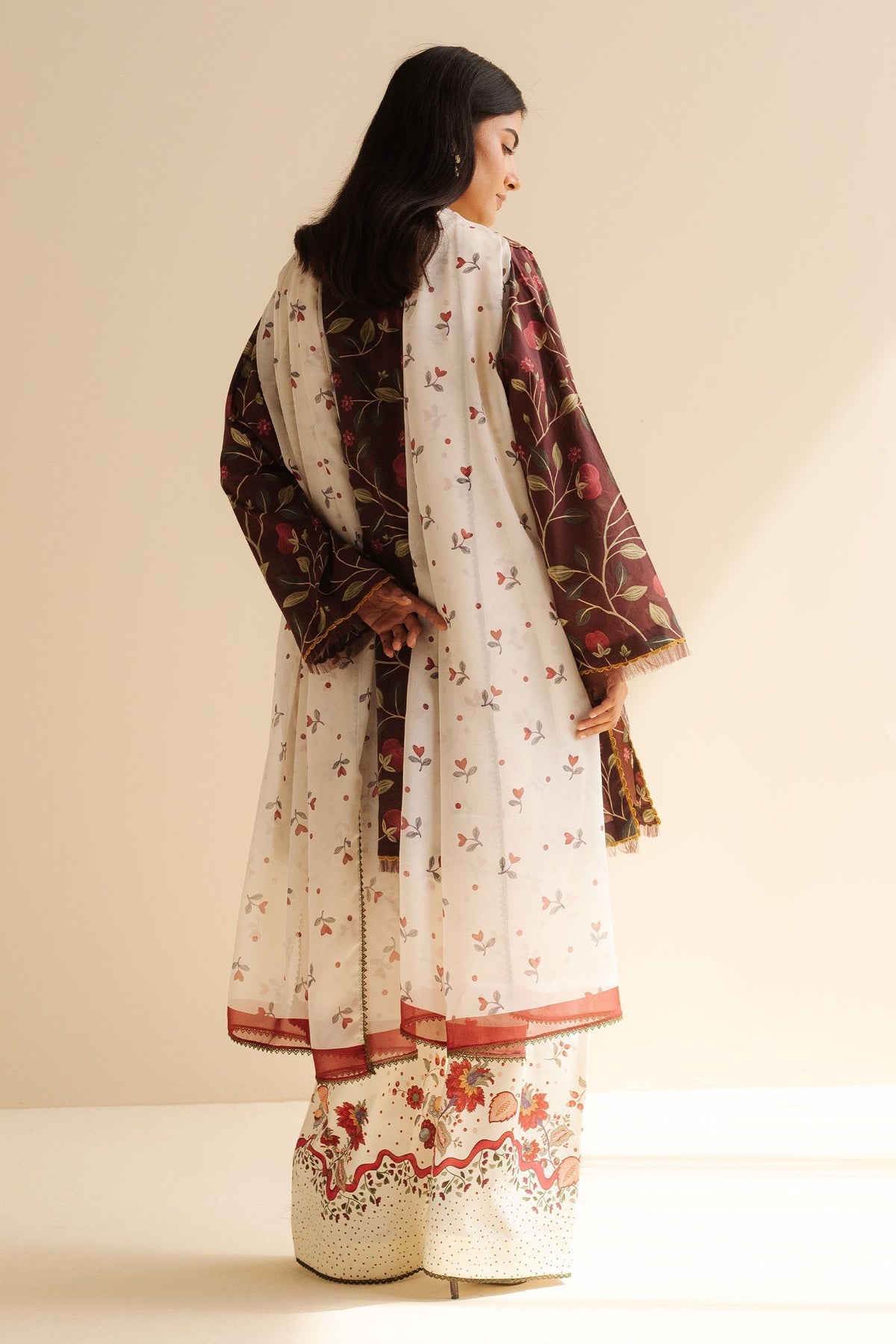 Zara Shahjahan | Coco Prints | Rey-7A - House Of Hania
