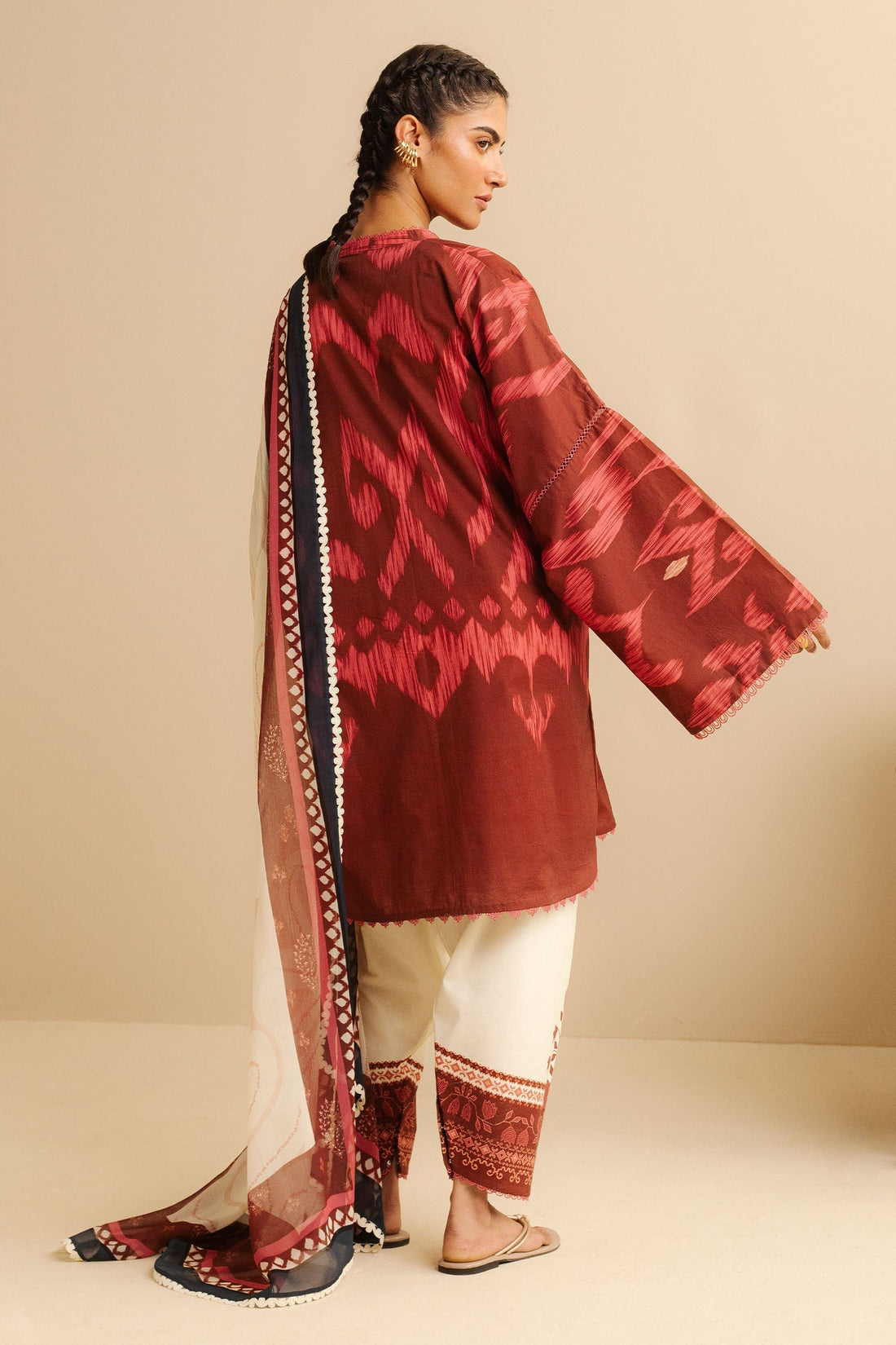 Zara Shahjahan | Coco Prints | Sila-6A - House Of Hania