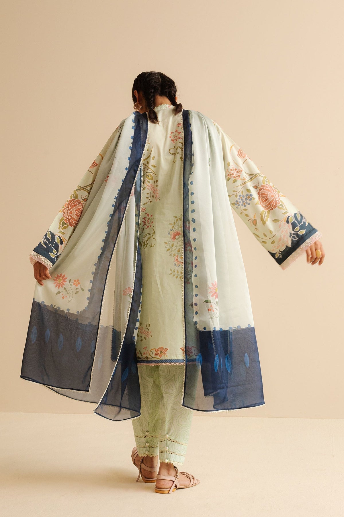 Zara Shahjahan | Coco Prints | Vara-8A - House Of Hania