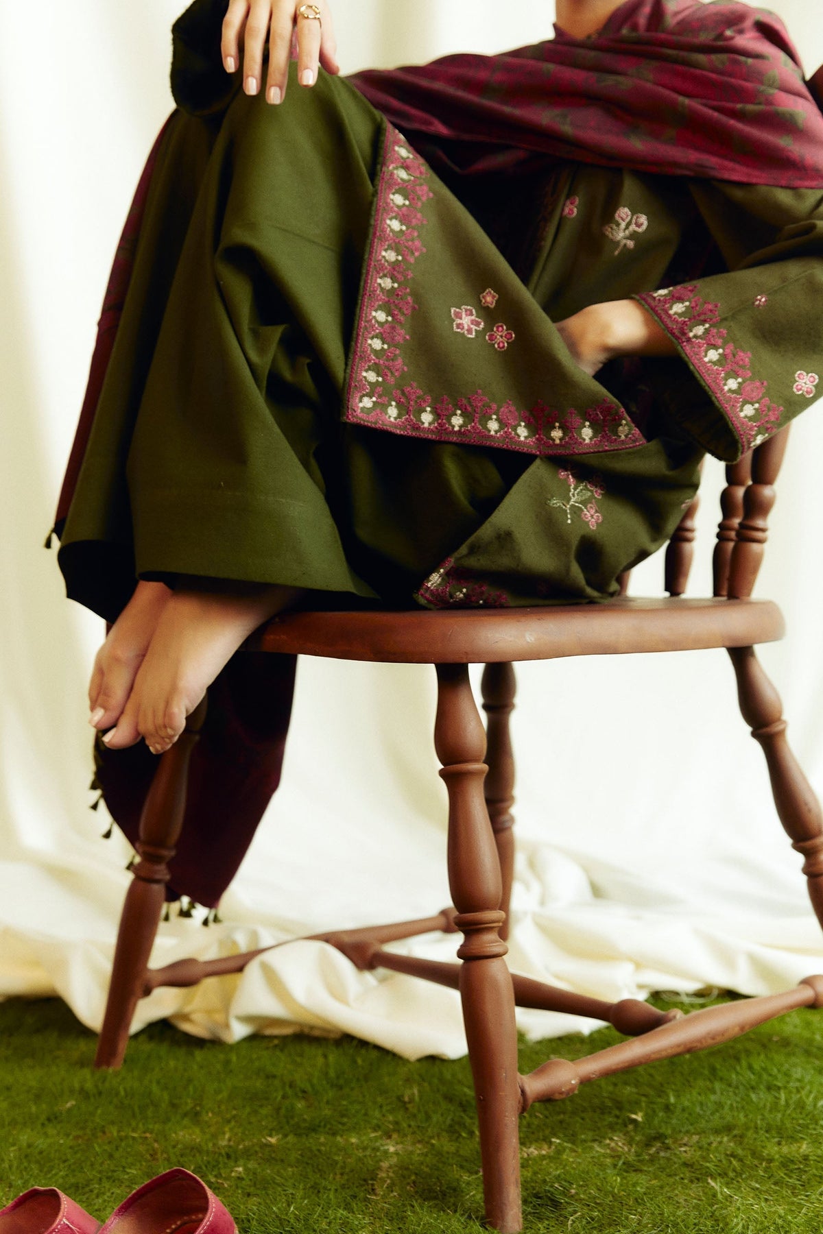 Zara Shahjahan | Coco Winter 24 | Amethyst-8B - House Of Hania