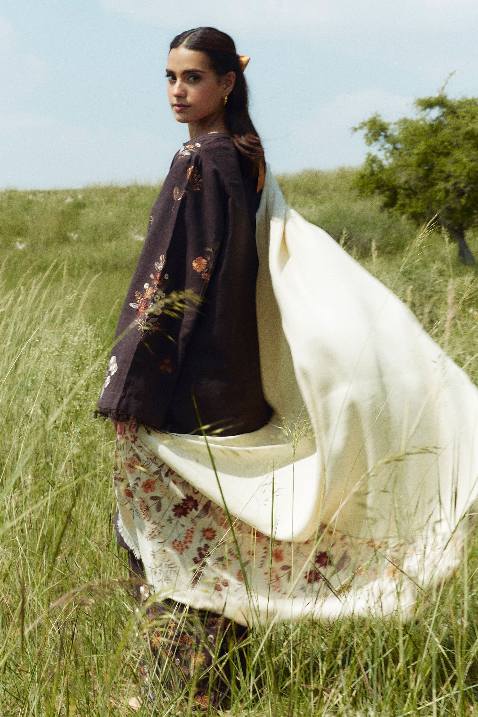 Zara Shahjahan | Coco Winter 24 | Citrine-2A - House Of Hania