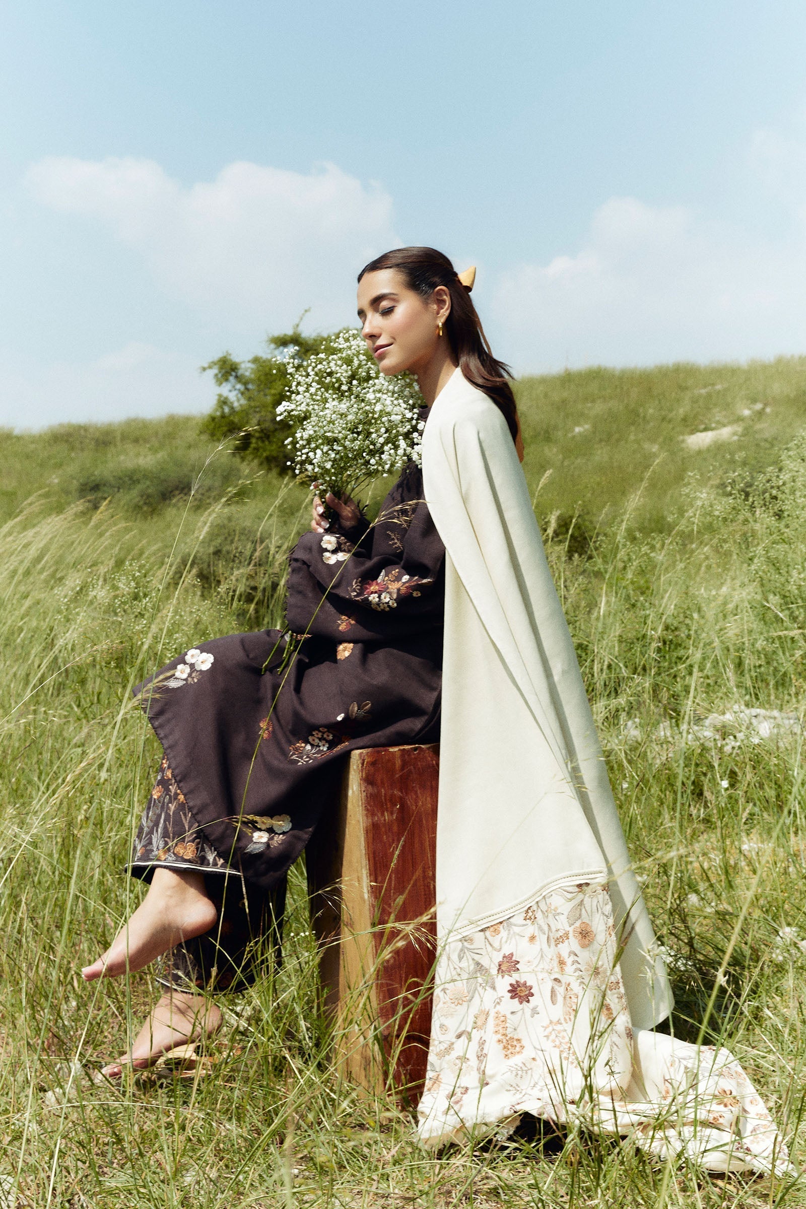 Zara Shahjahan | Coco Winter 24 | Citrine-2A - House Of Hania