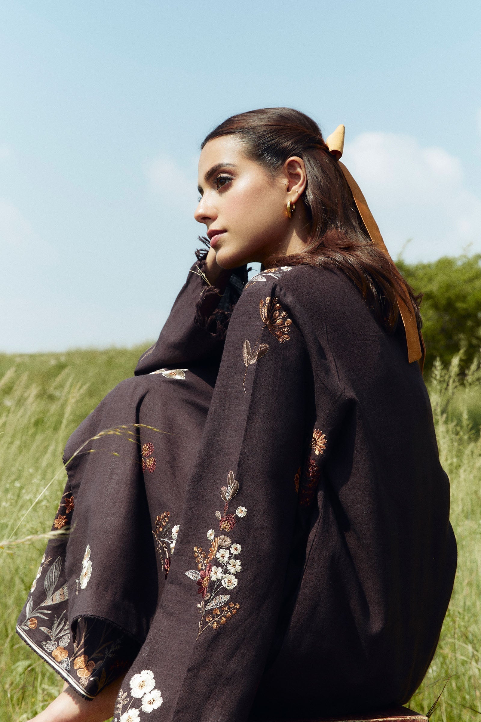Zara Shahjahan | Coco Winter 24 | Citrine-2A - House Of Hania