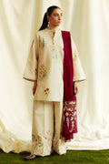 Zara Shahjahan | Coco Winter 24 | Citrine-2B - House Of Hania