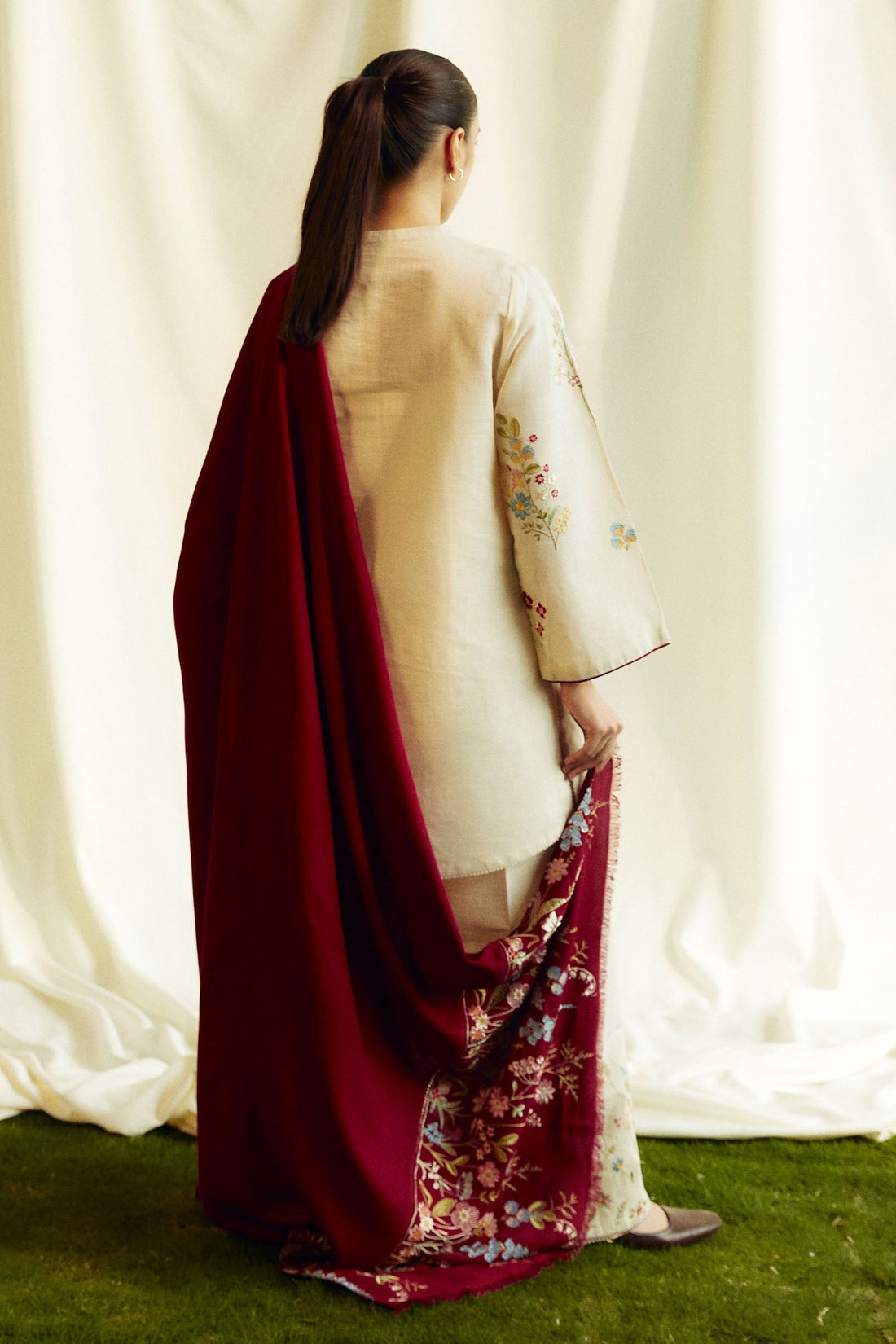 Zara Shahjahan | Coco Winter 24 | Citrine-2B - House Of Hania