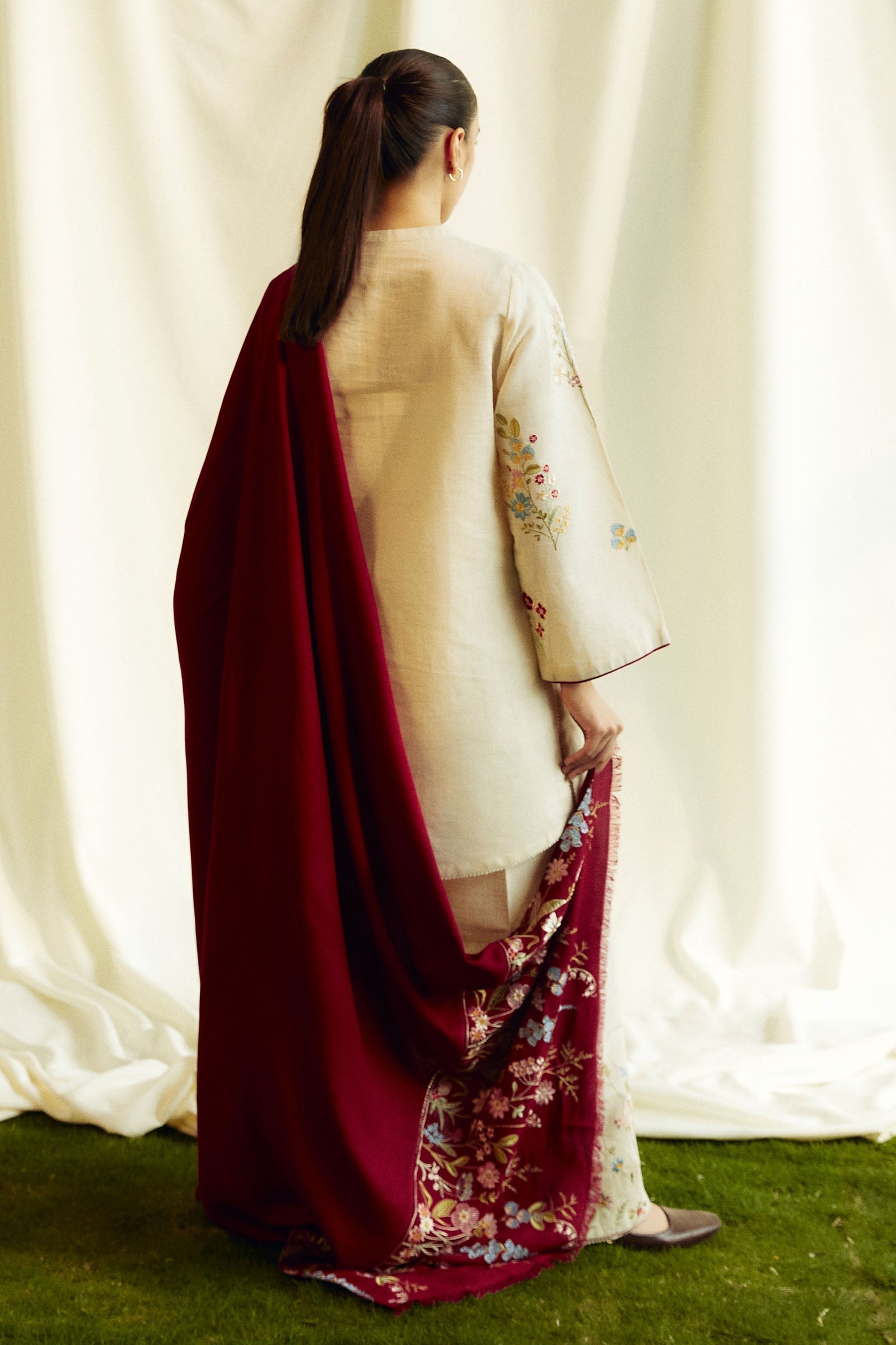 Zara Shahjahan | Coco Winter 24 | Citrine-2B - House Of Hania