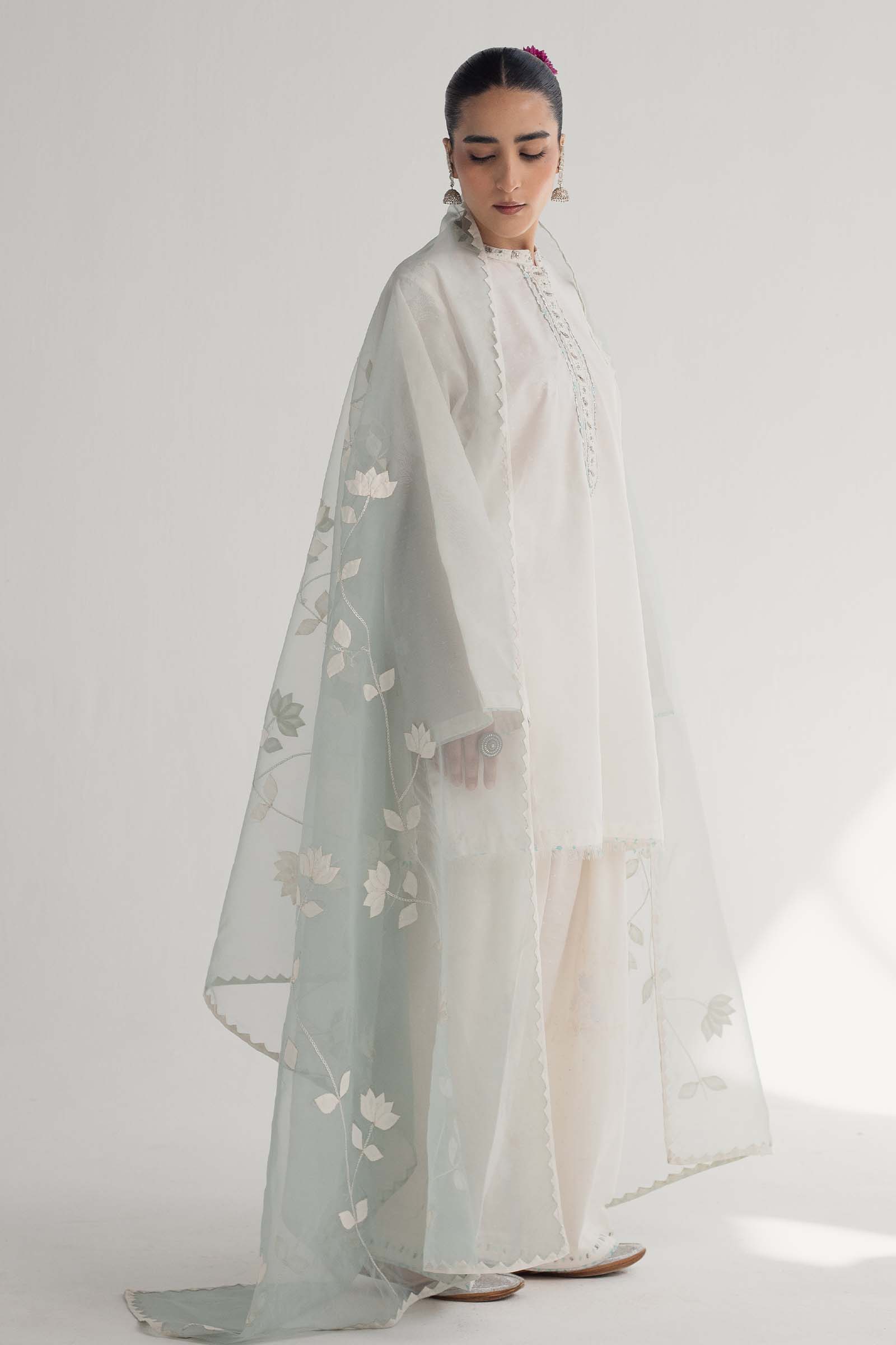 Zara Shahjahan | Handcrafted Suits | ZHC-046 - House Of Hania