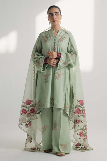Zara Shahjahan | Handcrafted Suits | ZHC-047 - House Of Hania