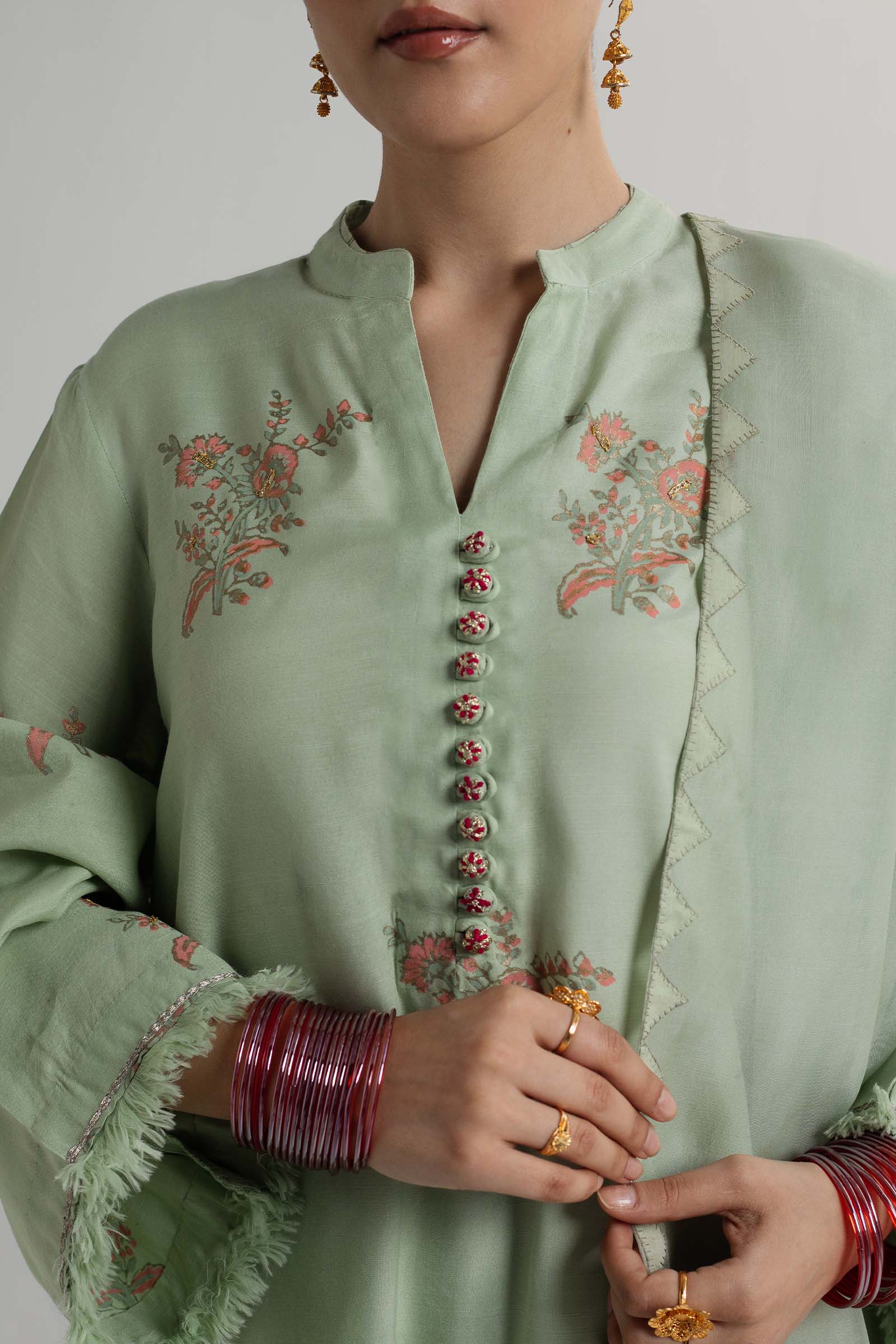 Zara Shahjahan | Handcrafted Suits | ZHC-047 - House Of Hania