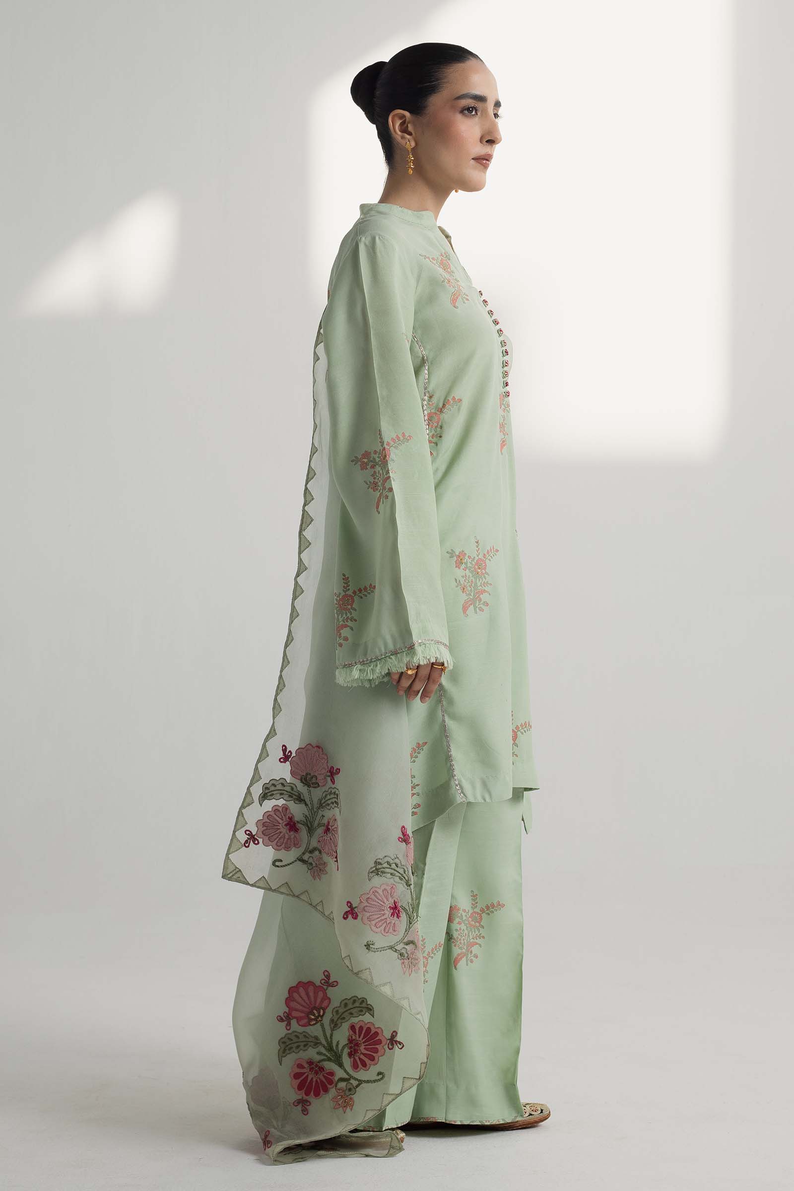 Zara Shahjahan | Handcrafted Suits | ZHC-047 - House Of Hania