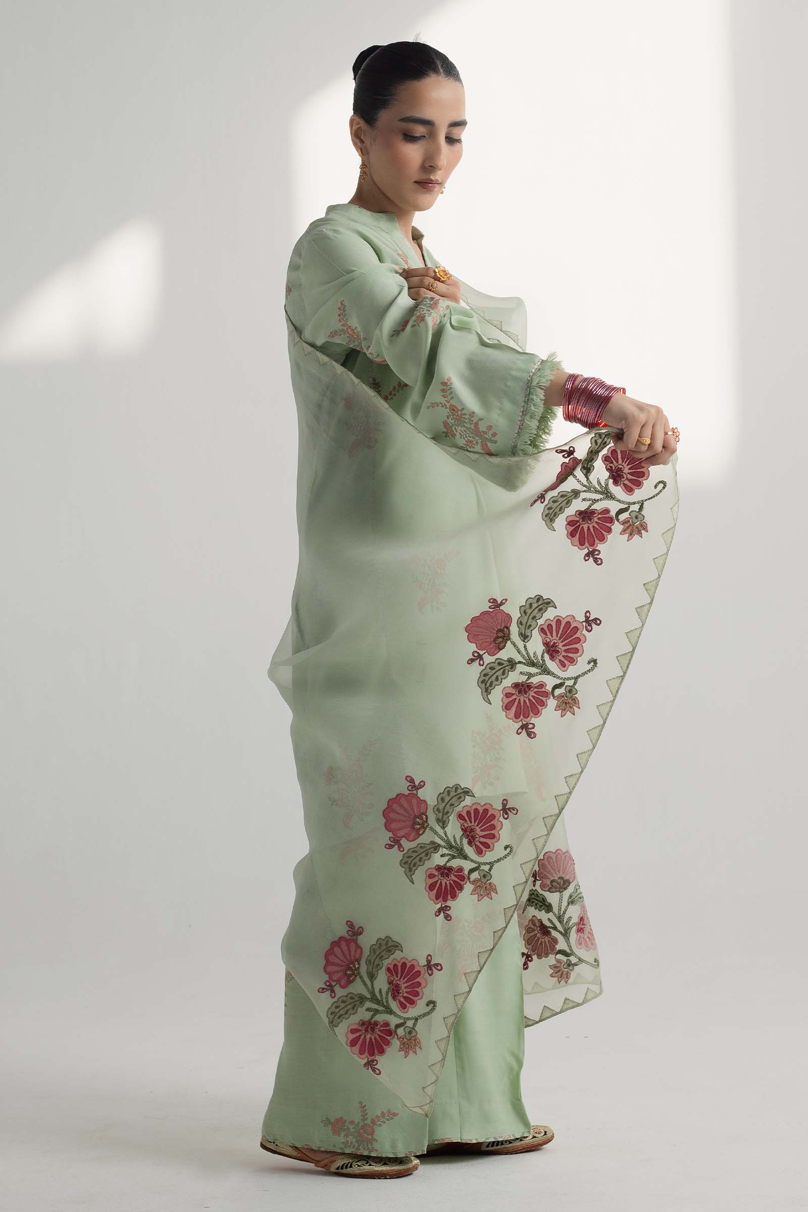 Zara Shahjahan | Handcrafted Suits | ZHC-047 - House Of Hania