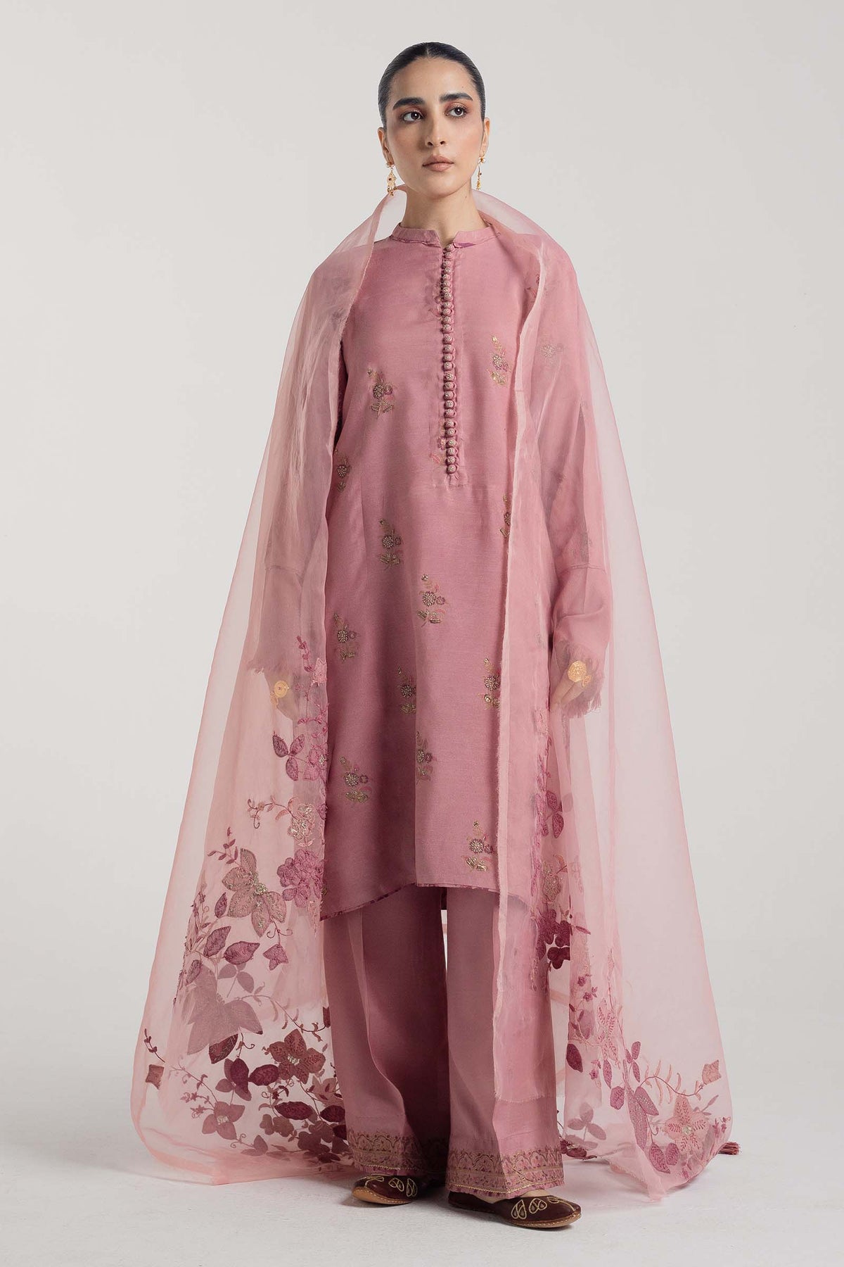 Zara Shahjahan | Handcrafted Suits | ZHC-050 - House Of Hania
