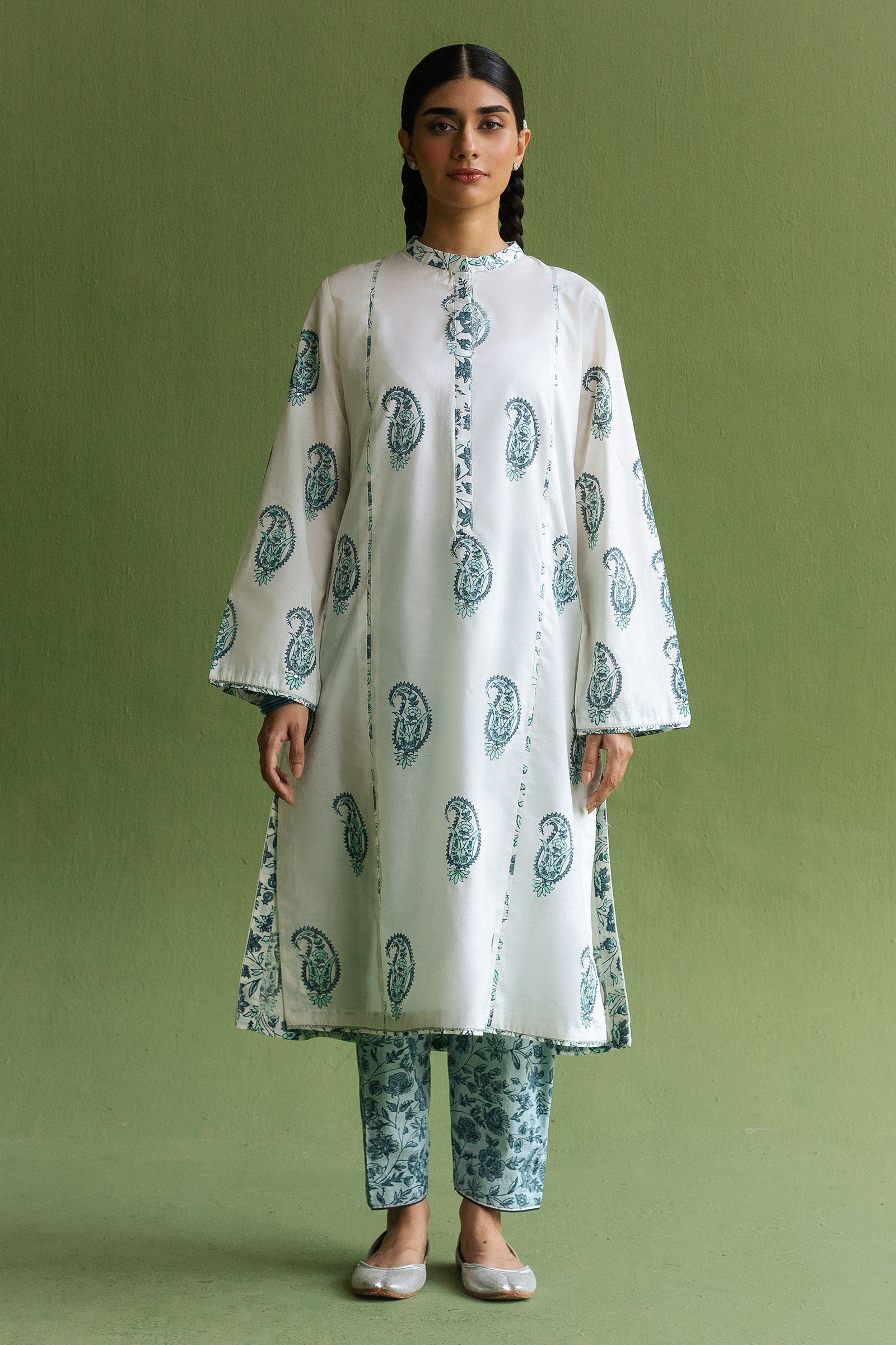 Zara Shahjahan | Handcrafted Suits | ZHC-054 - House Of Hania