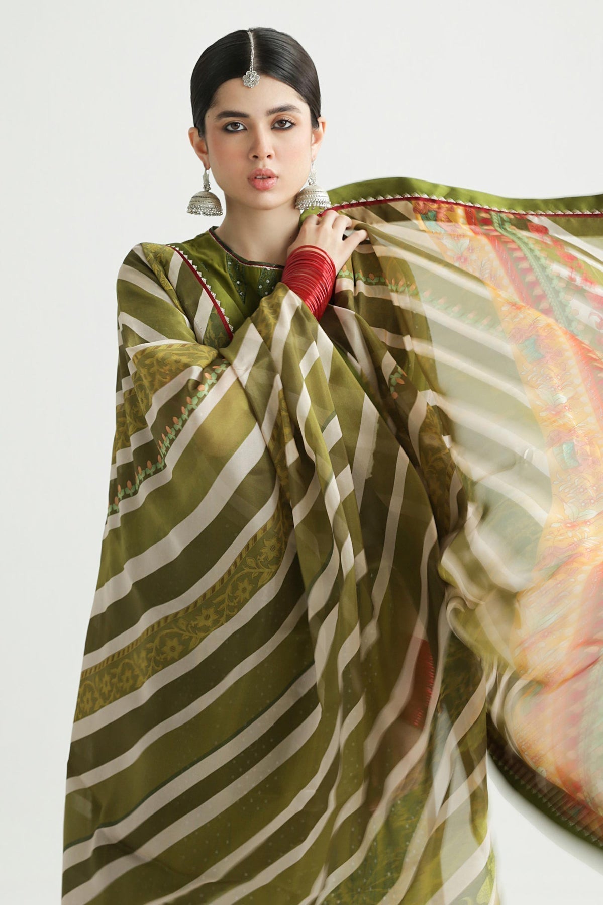 Zara Shahjahan | Luxury Lawn 24 | AAINA-8B - House Of Hania