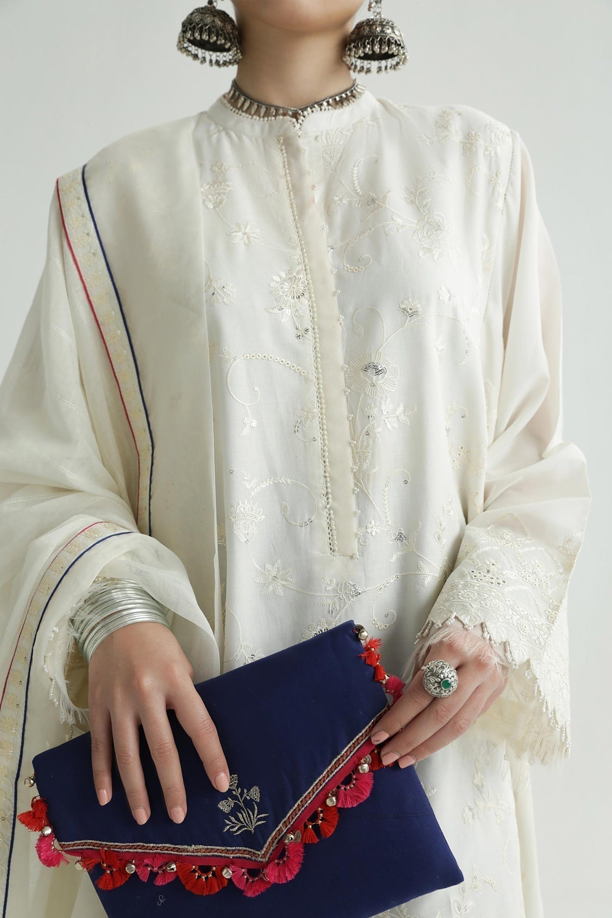 Zara Shahjahan | Luxury Lawn 24 | DEENA-12B - House Of Hania