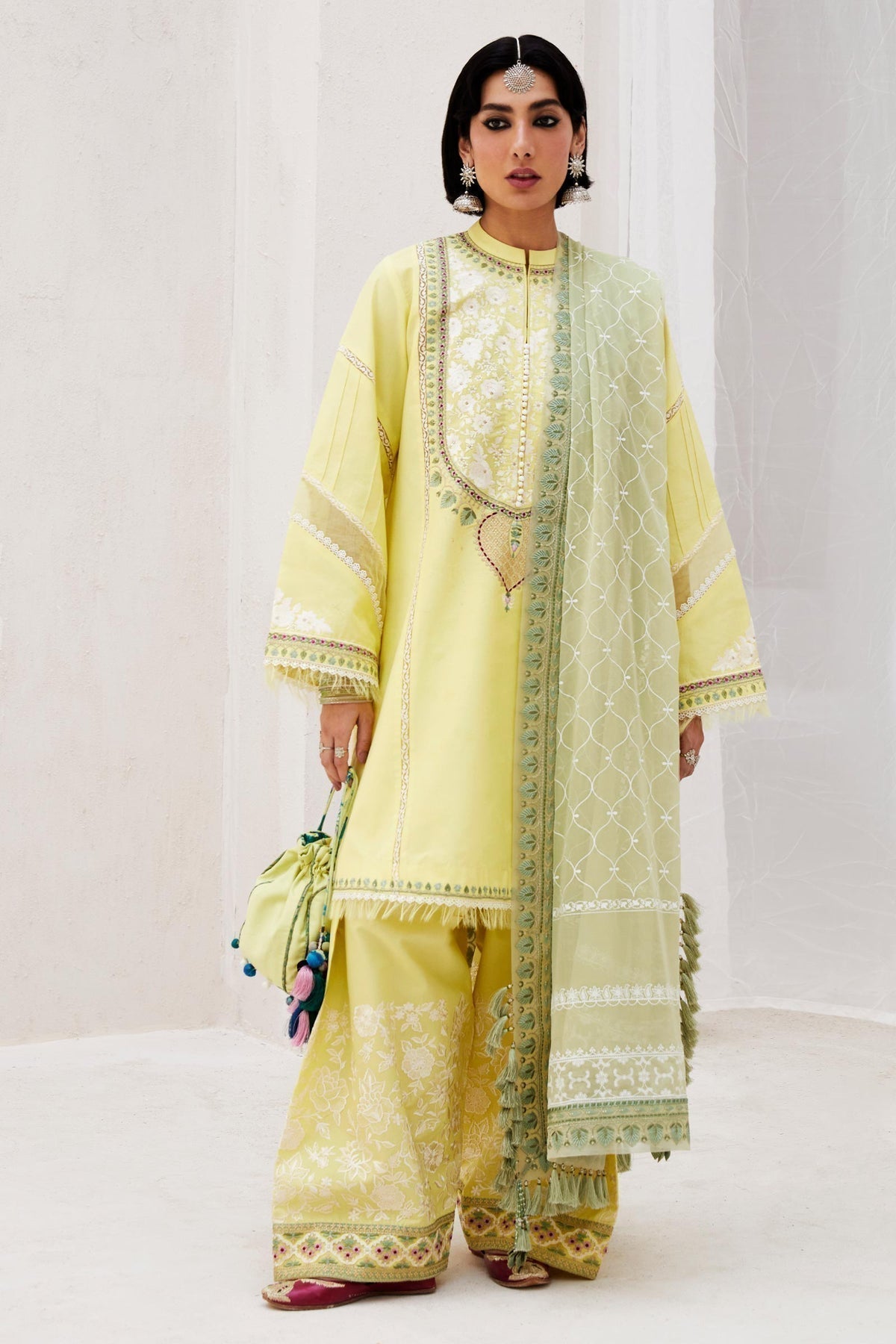 Zara Shahjahan | Luxury Lawn 24 | DILARA-15A - House Of Hania