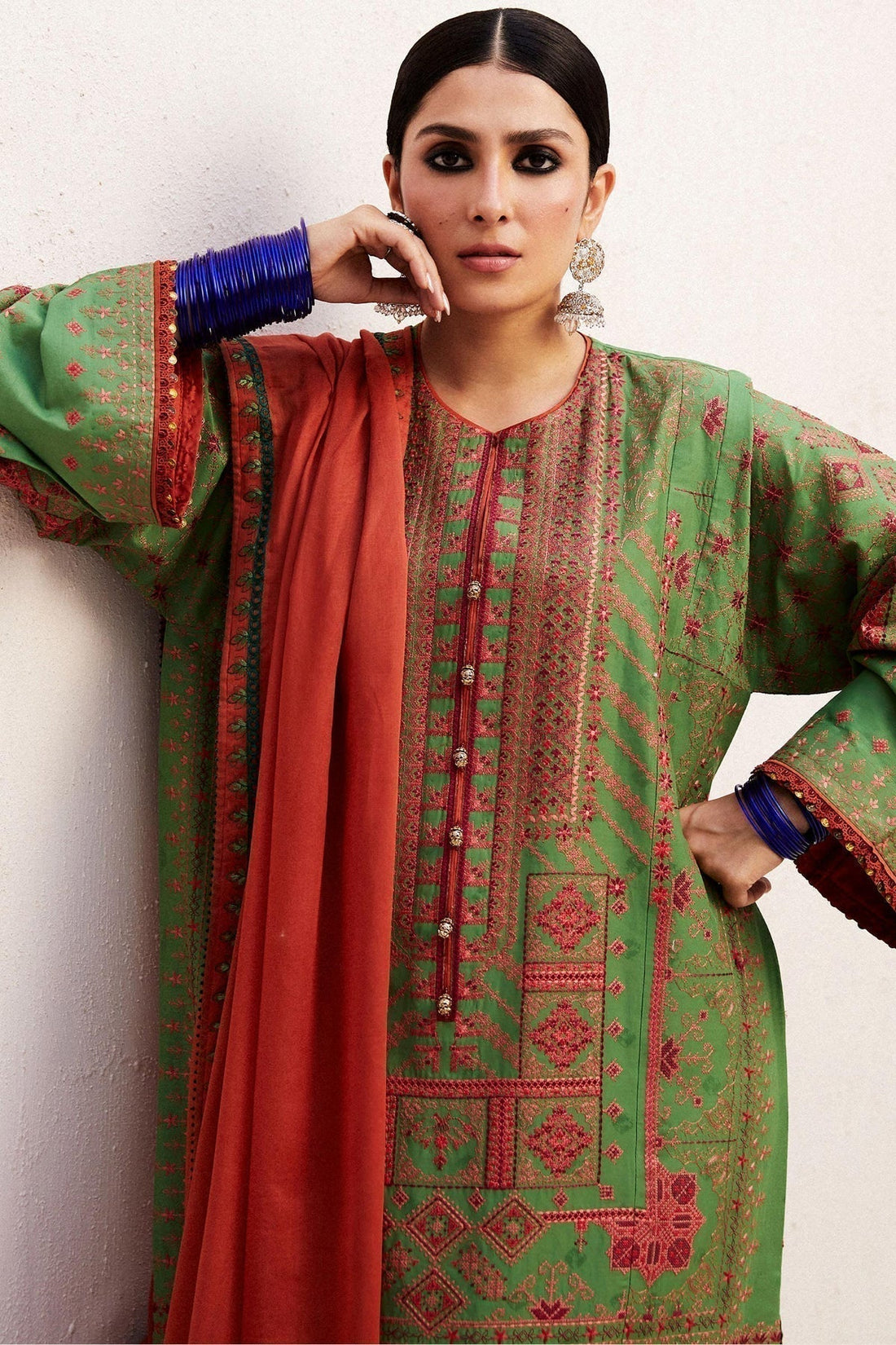 Zara Shahjahan | Luxury Lawn 24 | DIYA-2B - House Of Hania