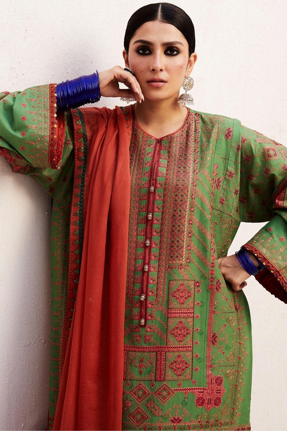 Zara Shahjahan | Luxury Lawn 24 | DIYA-2B - House Of Hania