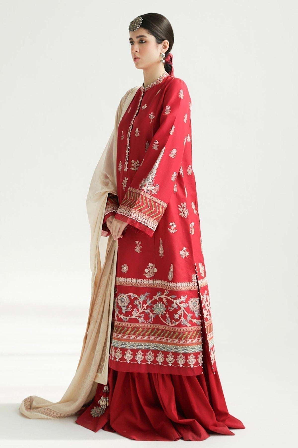 Zara Shahjahan | Luxury Lawn 24 | MYRA-14A - House Of Hania